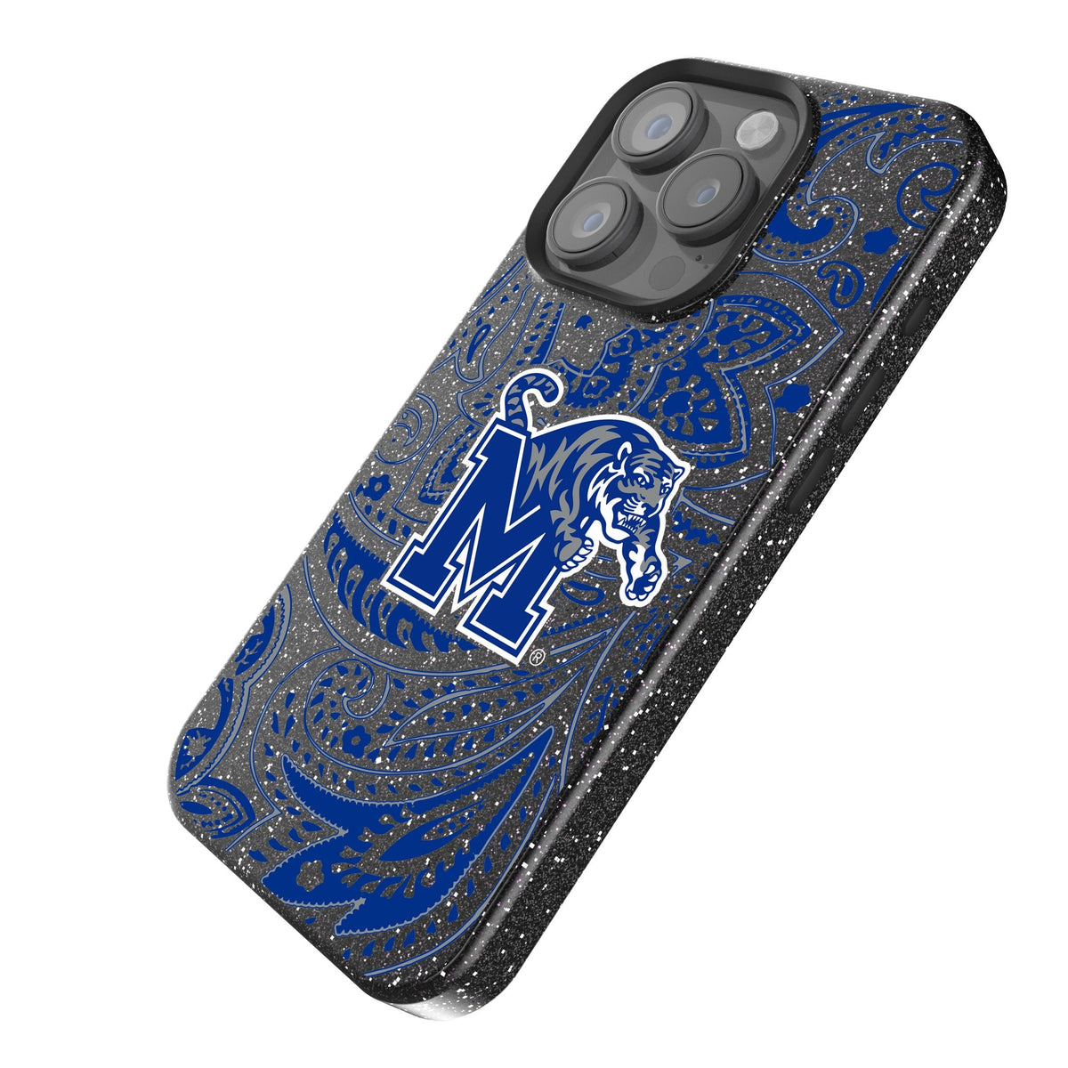 University of Memphis Tigers Paisley Bling Phone Case