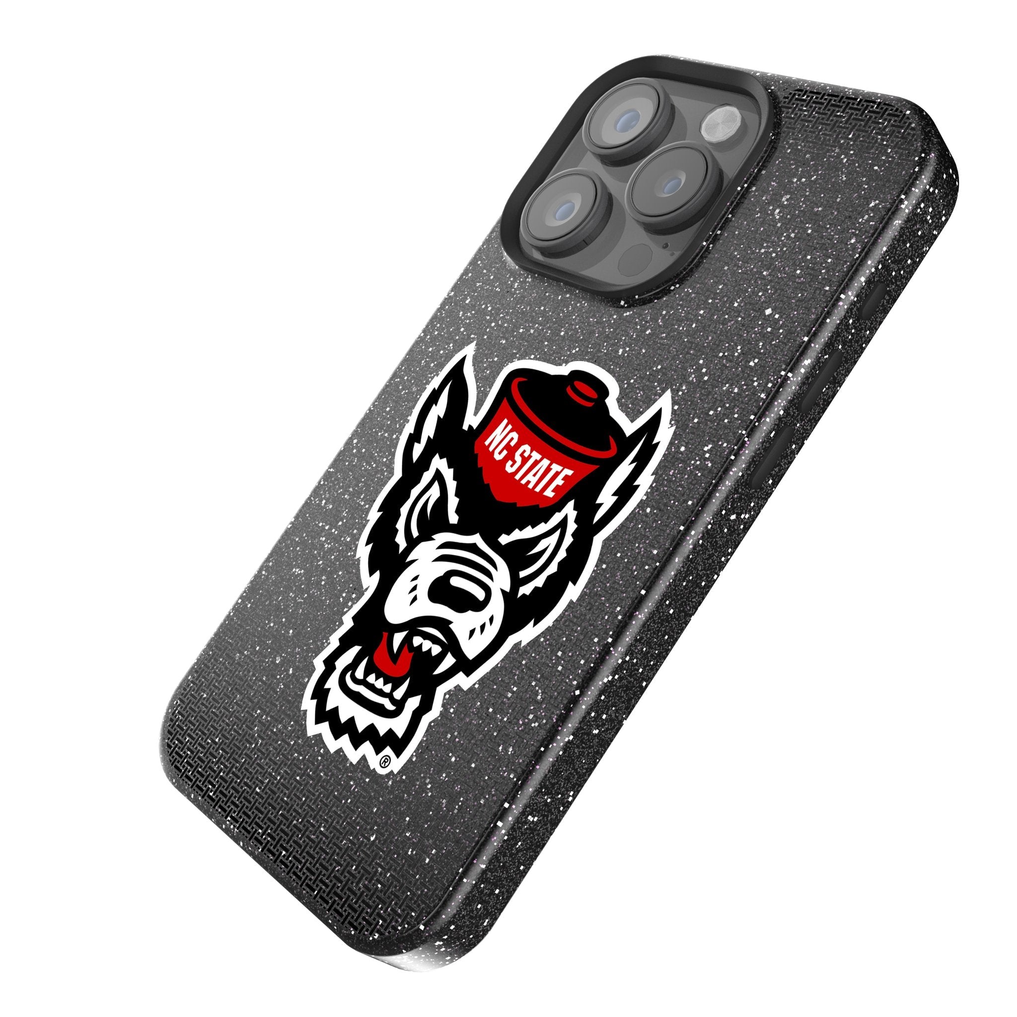 North Carolina State University Wolfpack Linen Bling Phone Case for Apple iPhone
