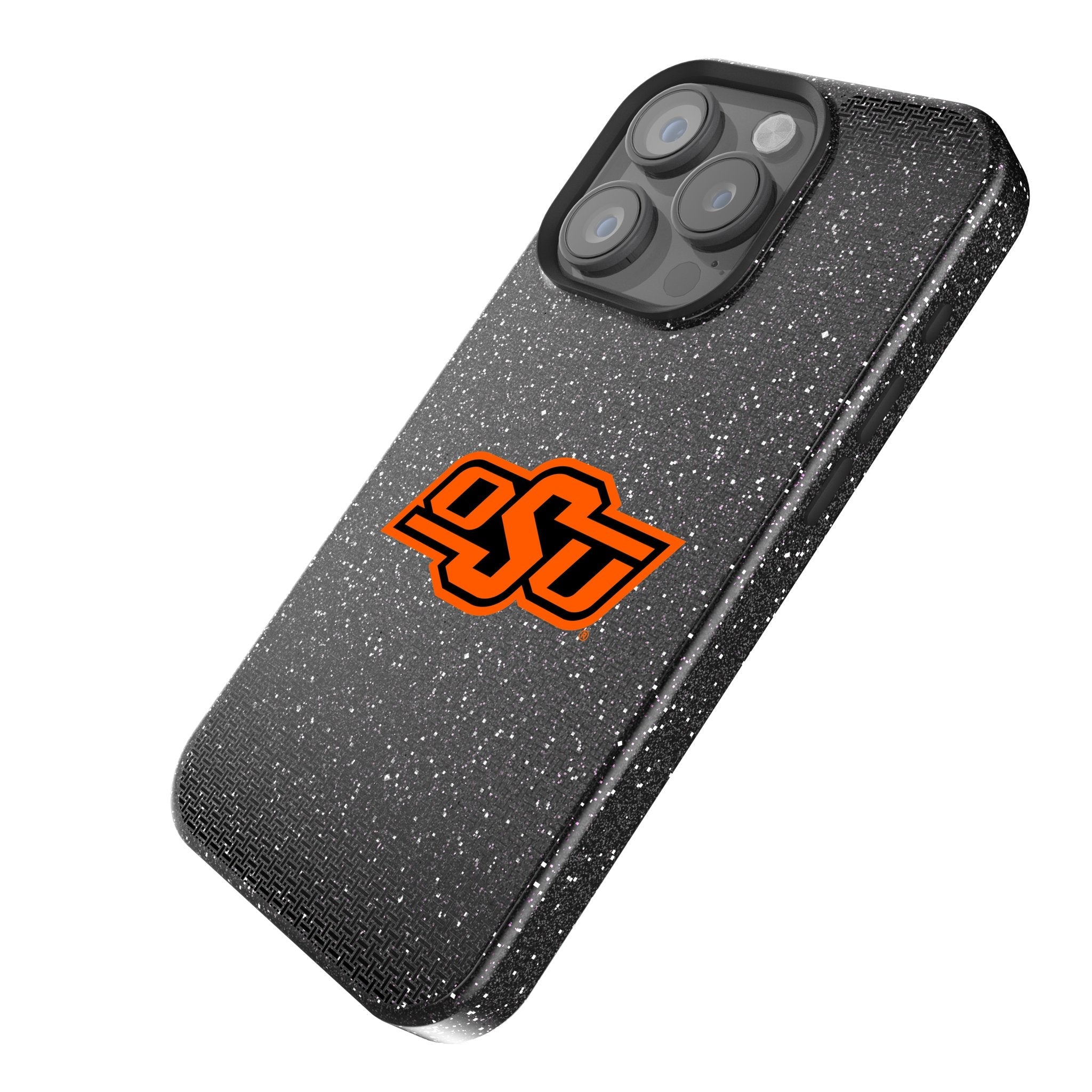 Oklahoma State University Cowboys Linen Bling Phone Case for Apple iPhone