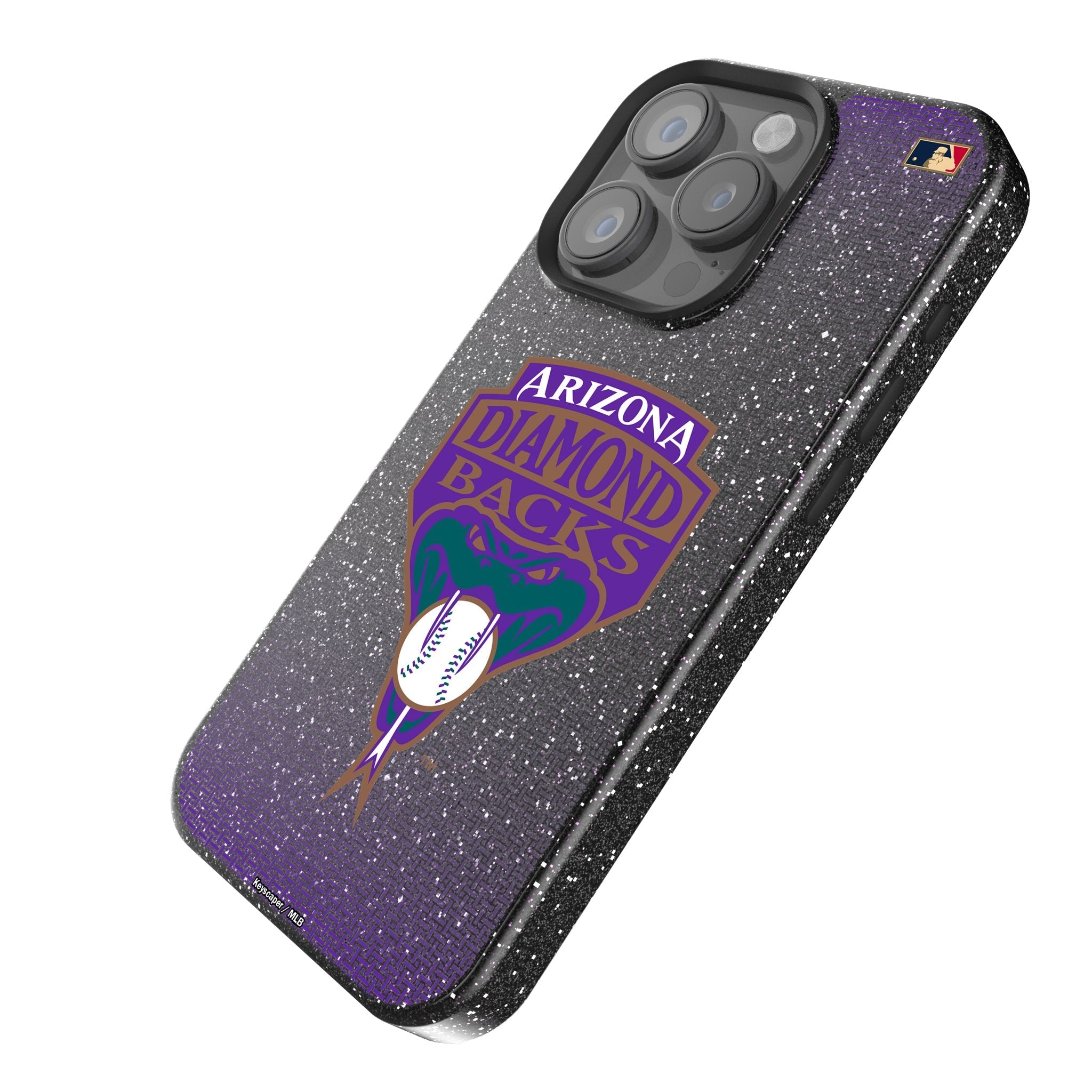 Arizona Diamondbacks 1999-2006 - Cooperstown Collection Linen Bling Phone Case for Apple iPhone 2