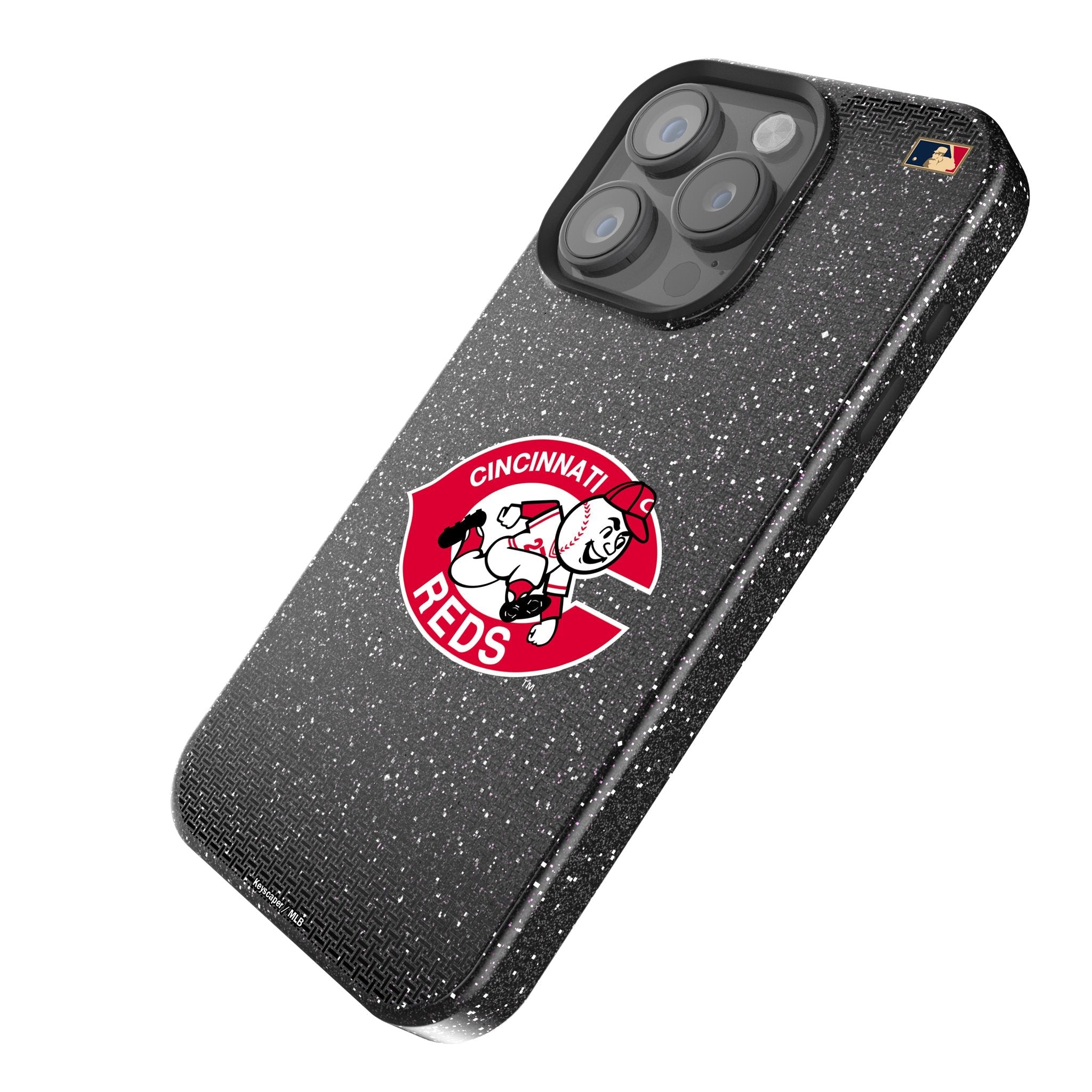 Cincinnati Reds 1974-1992 - Cooperstown Collection Linen Bling Phone Case for Apple iPhone 2