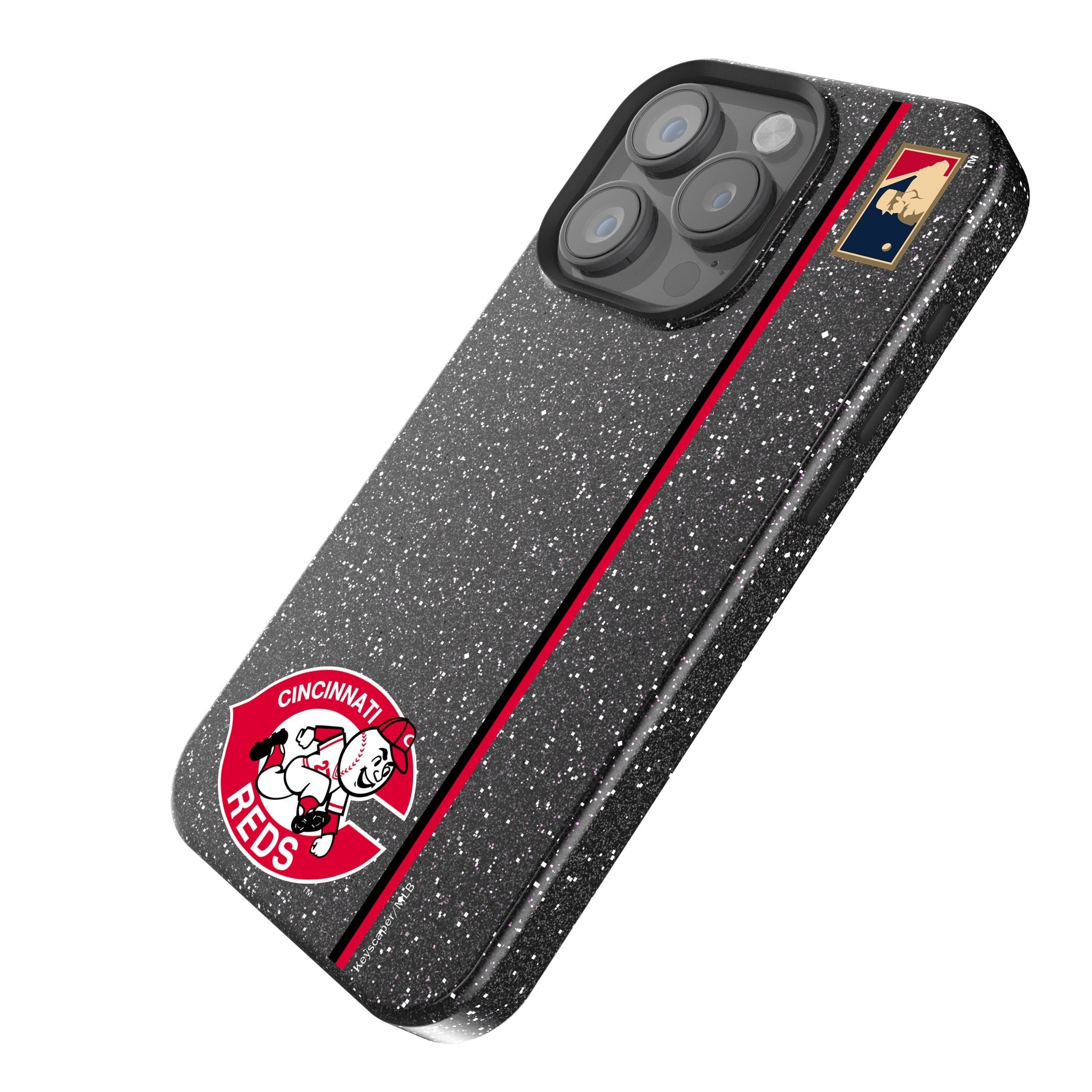 Cincinnati Reds 1974-1992 - Cooperstown Collection Sidebar Bling Phone Case 2
