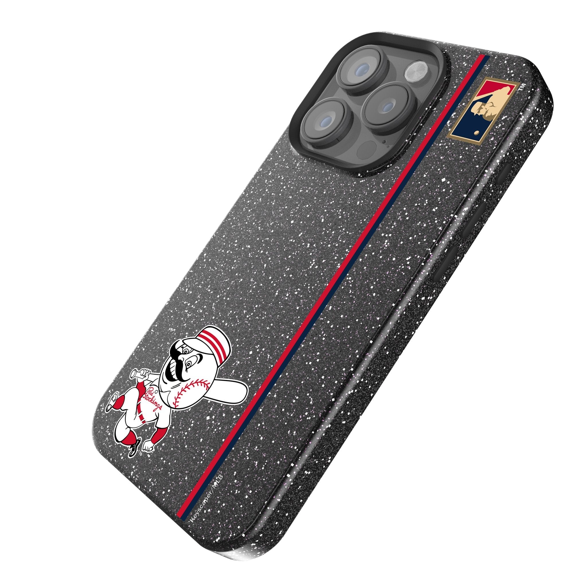 Cincinnati Reds 1953-1967 - Cooperstown Collection Sidebar Bling Phone Case 2