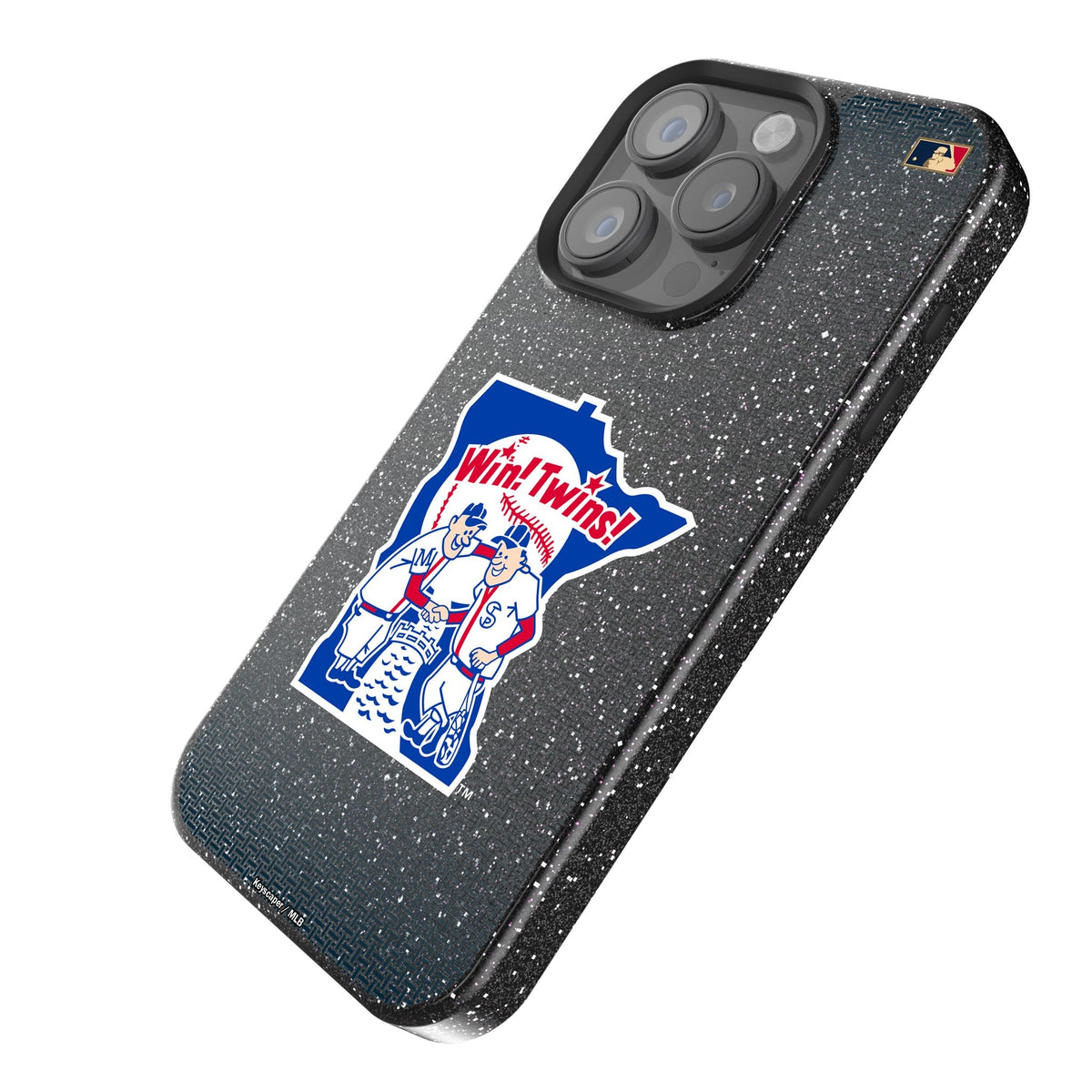 Minnesota Twins 1976-1986 - Cooperstown Collection Linen Bling Phone Case for Apple iPhone 2