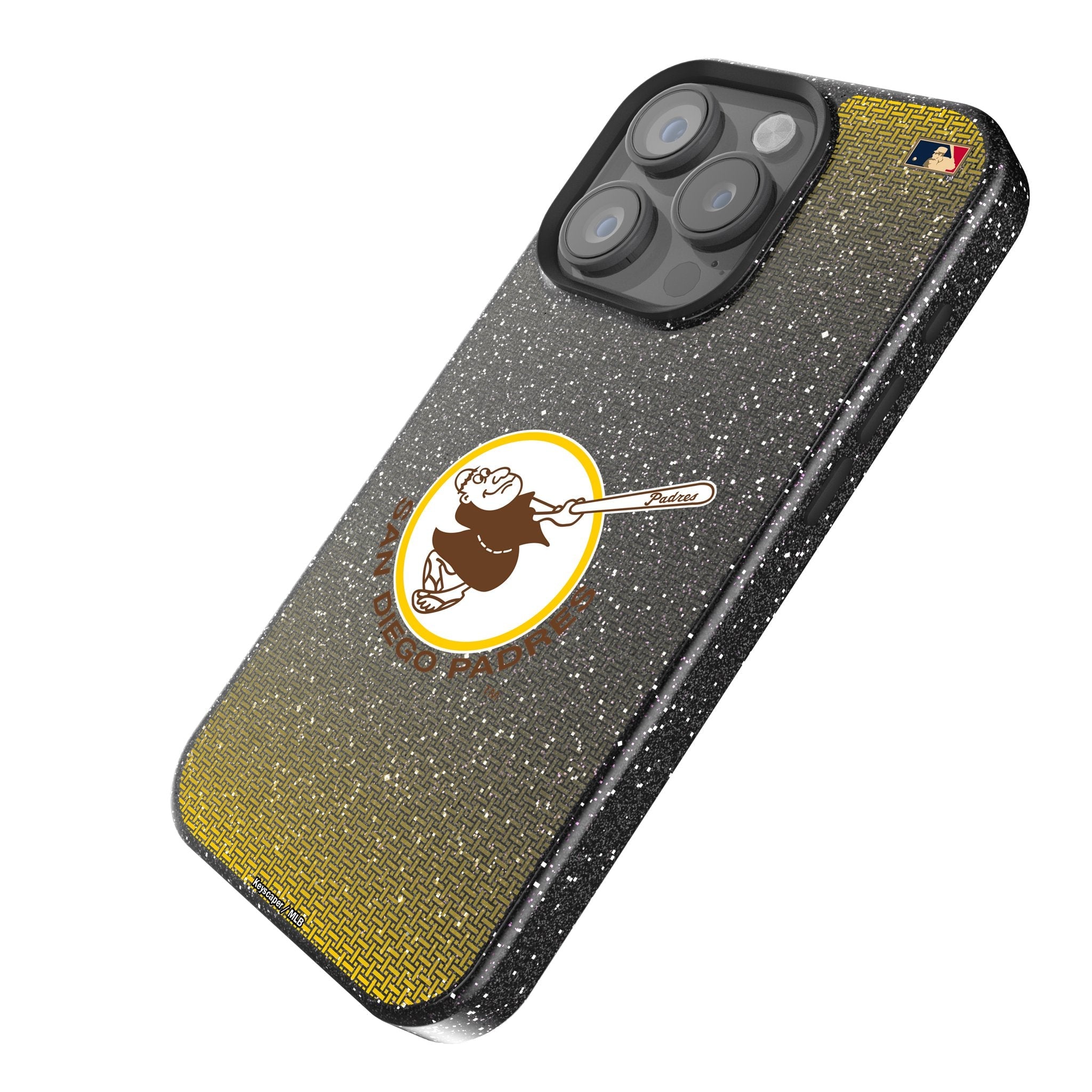 San Diego Padres 1969-1984 - Cooperstown Collection Linen Bling Phone Case for Apple iPhone