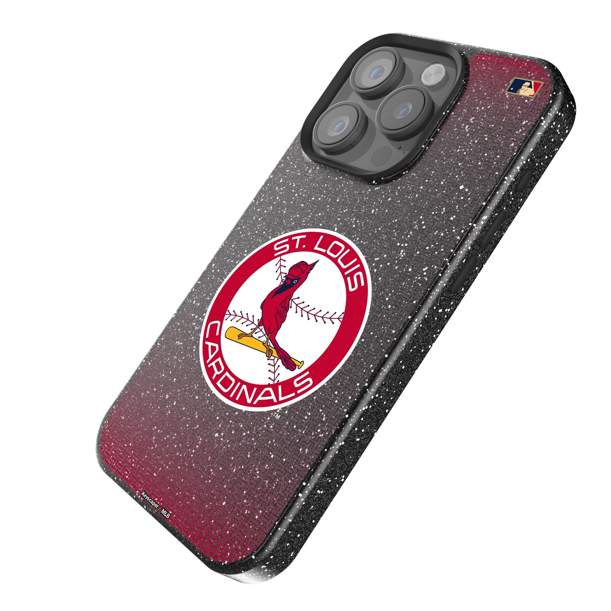 St Louis Cardinals 1966-1997 - Cooperstown Collection Linen Bling Phone Case for Apple iPhone 2