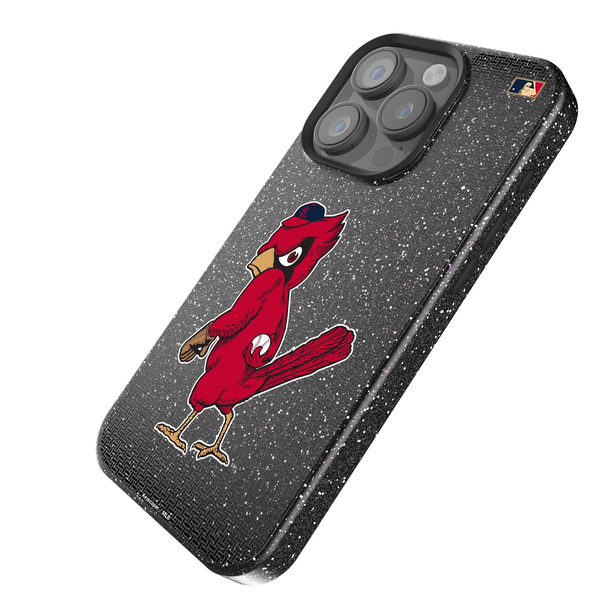 St Louis Cardinals 1950s - Cooperstown Collection Linen Bling Phone Case for Apple iPhone