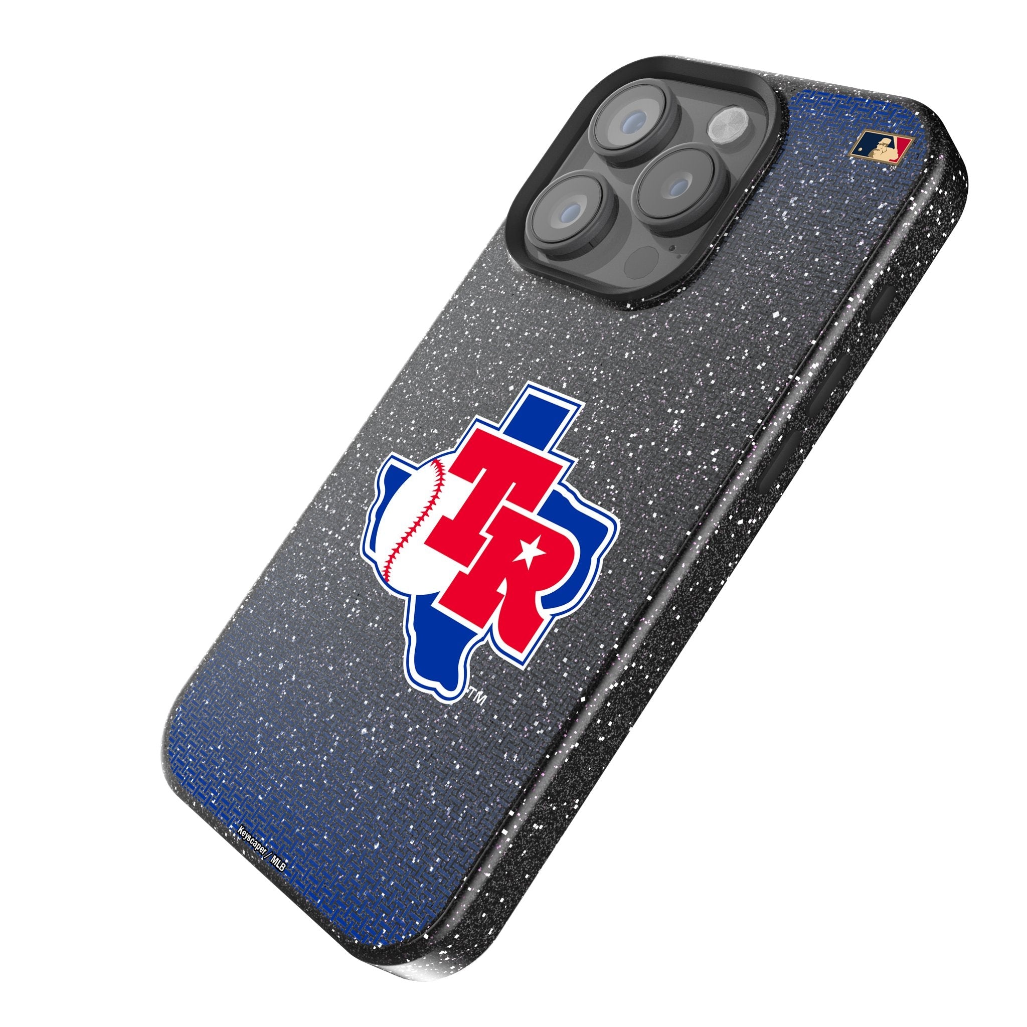 Texas Rangers 1981-1983 - Cooperstown Collection Linen Bling Phone Case for Apple iPhone 2