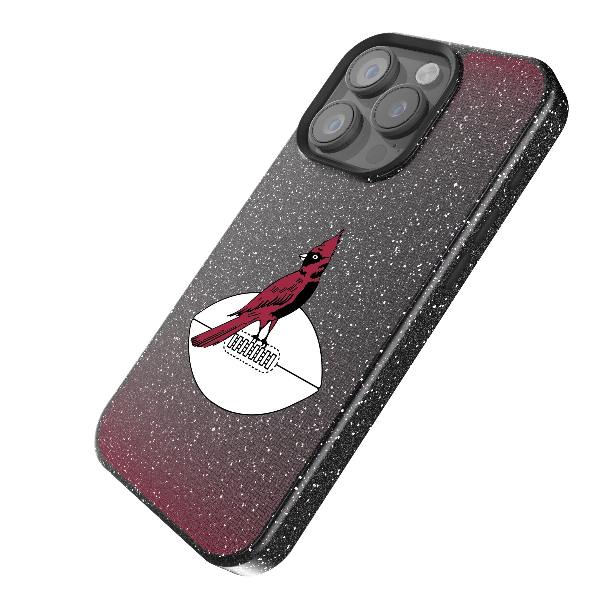 Chicago Cardinals 1947-1959 Historic Collection Linen Bling Phone Case for Apple iPhone