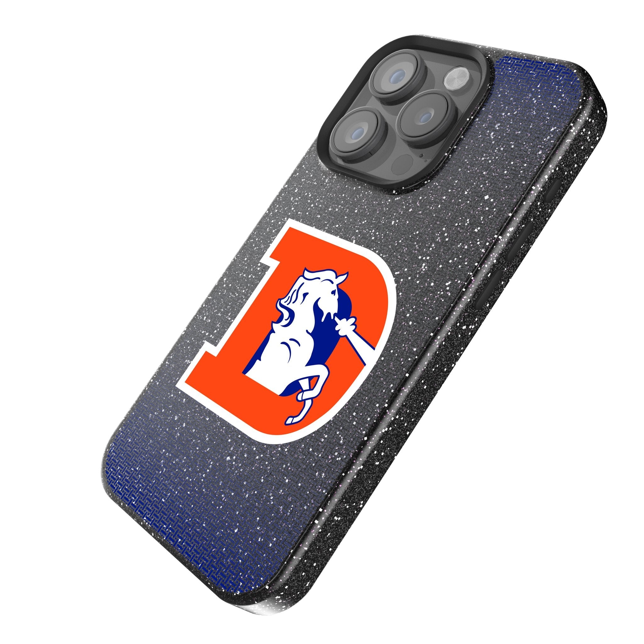 Denver Broncos 1993-1996 Historic Collection Linen Bling Phone Case for Apple iPhone 2
