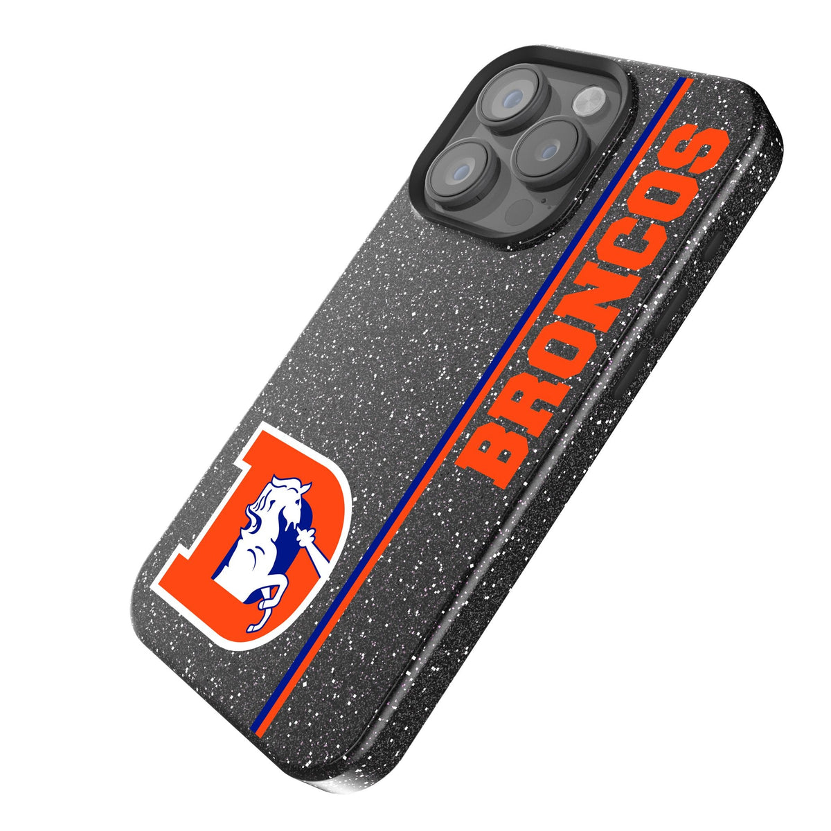 Denver Broncos 1993-1996 Historic Collection Sidebar Bling Phone Case 2