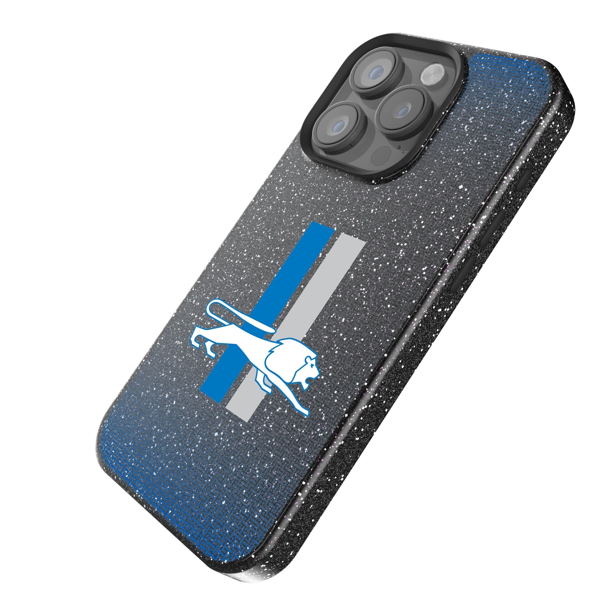 Detroit Lions Retro Linen Bling Phone Case for Apple iPhone 2