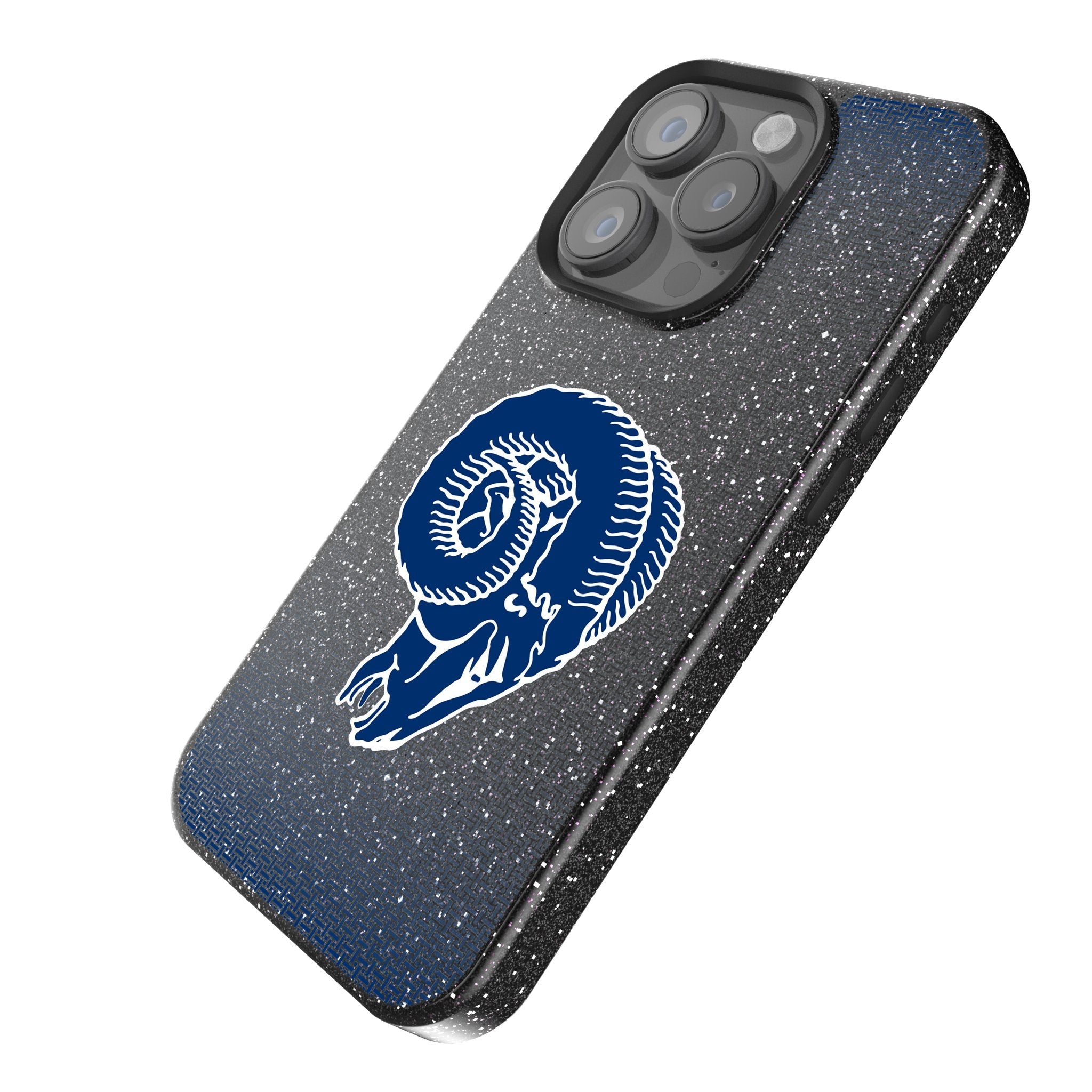 Los Angeles Rams Historic Collection Linen Bling Phone Case for Apple iPhone 2