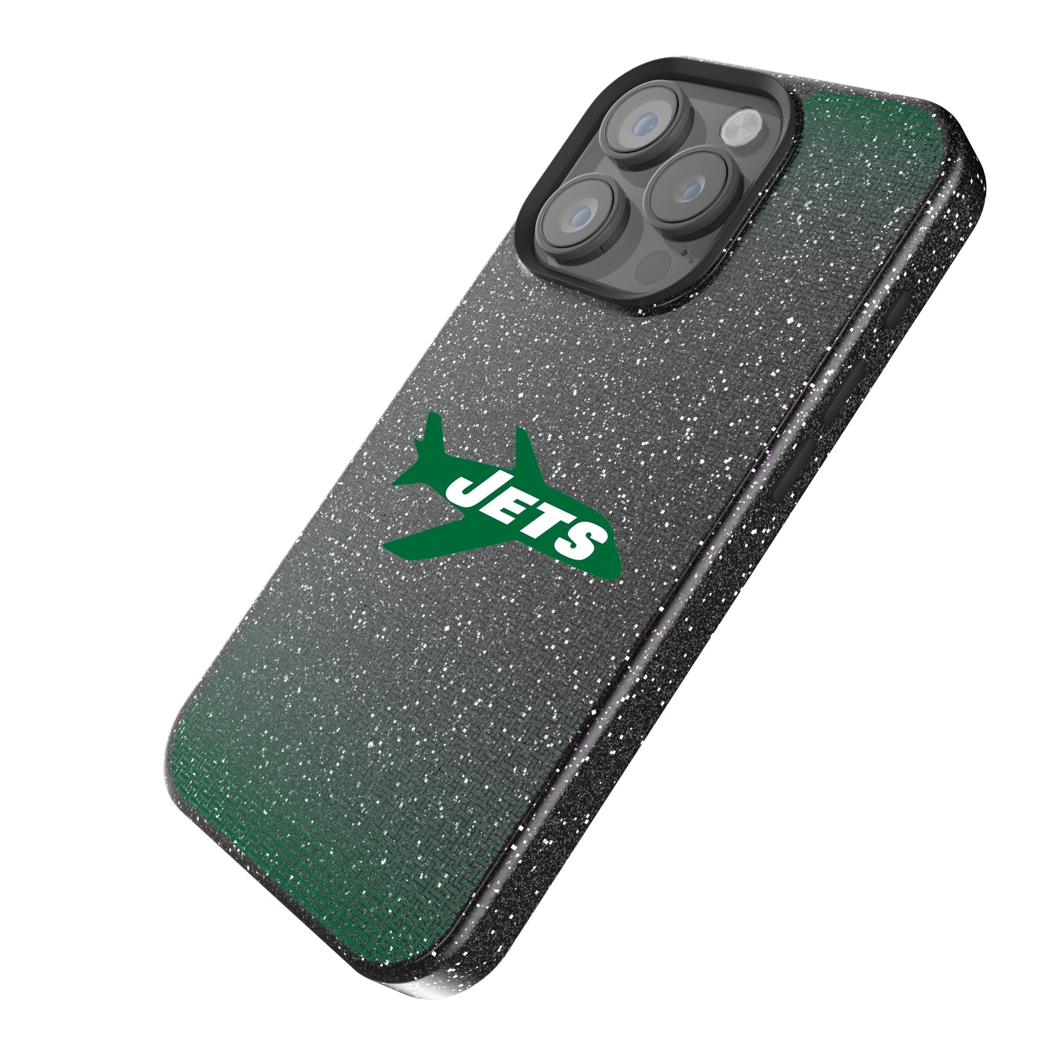 New York Jets 1963 Historic Collection Linen Bling Phone Case for Apple iPhone 2