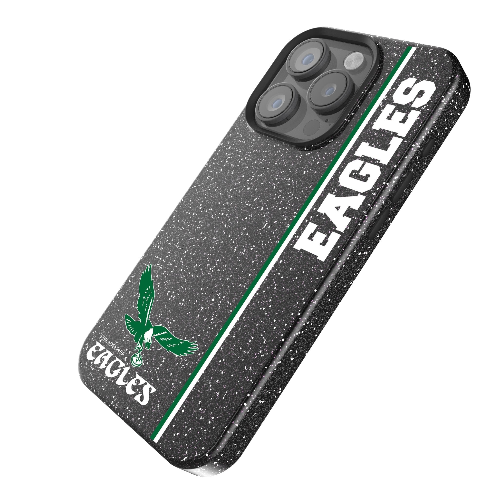 Philadelphia Eagles 1973-1995 Historic Collection Sidebar Bling Phone Case 2