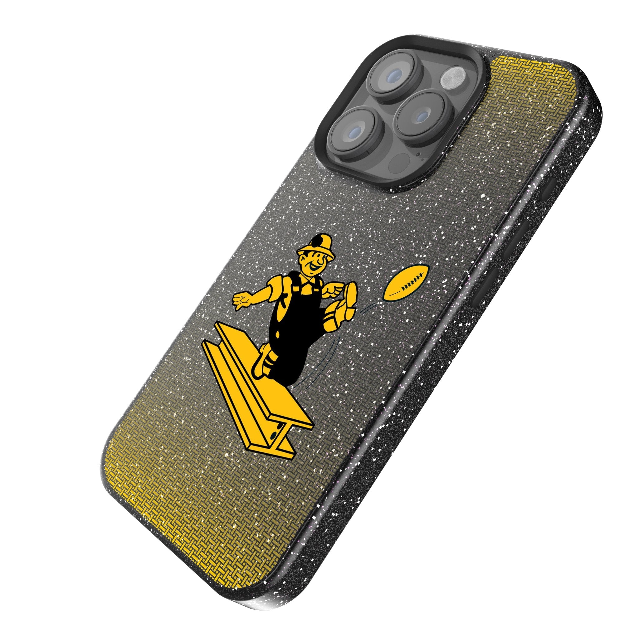 Pittsburgh Steelers 1961 Historic Collection Linen Bling Phone Case for Apple iPhone 2