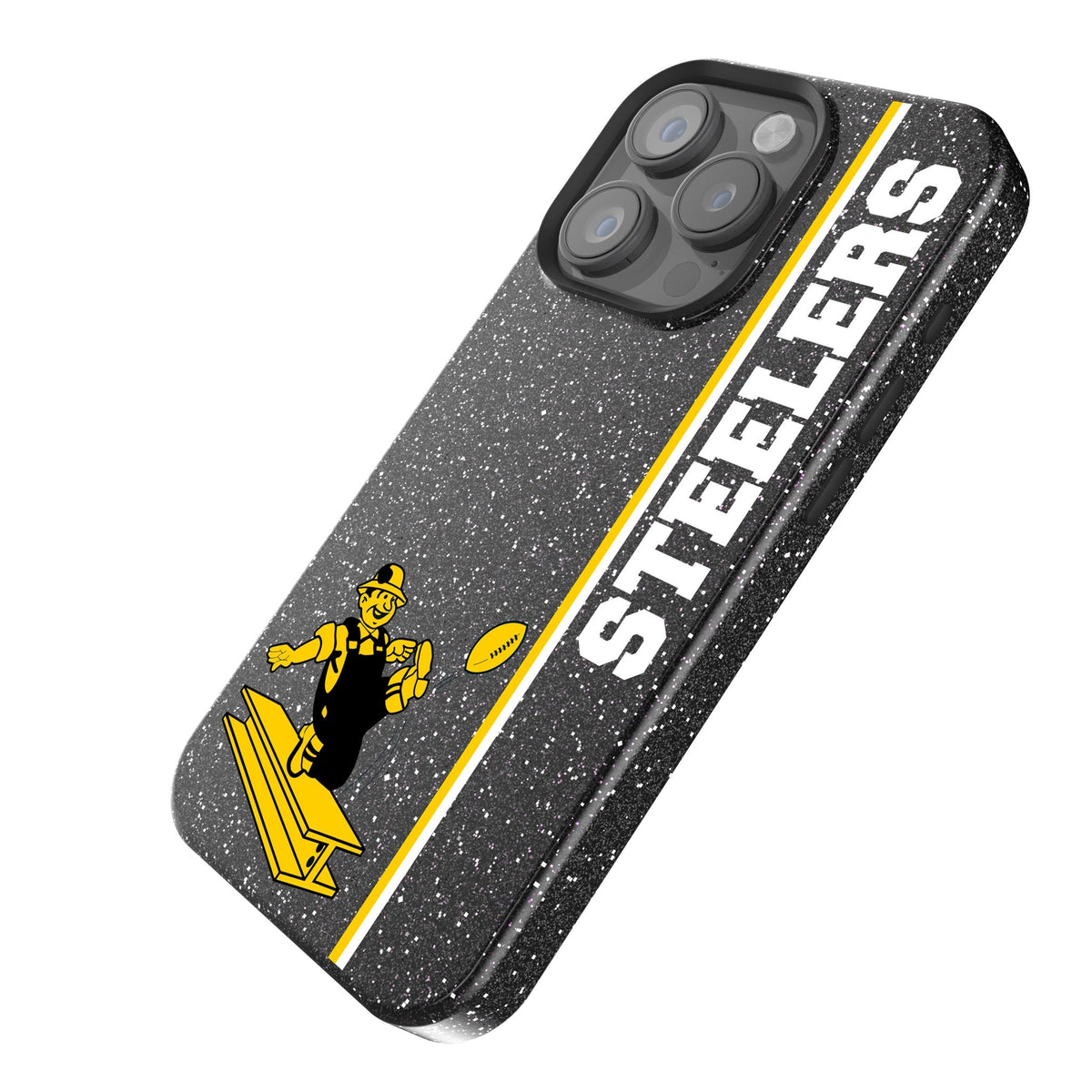 Pittsburgh Steelers 1961 Historic Collection Sidebar Bling Phone Case 2