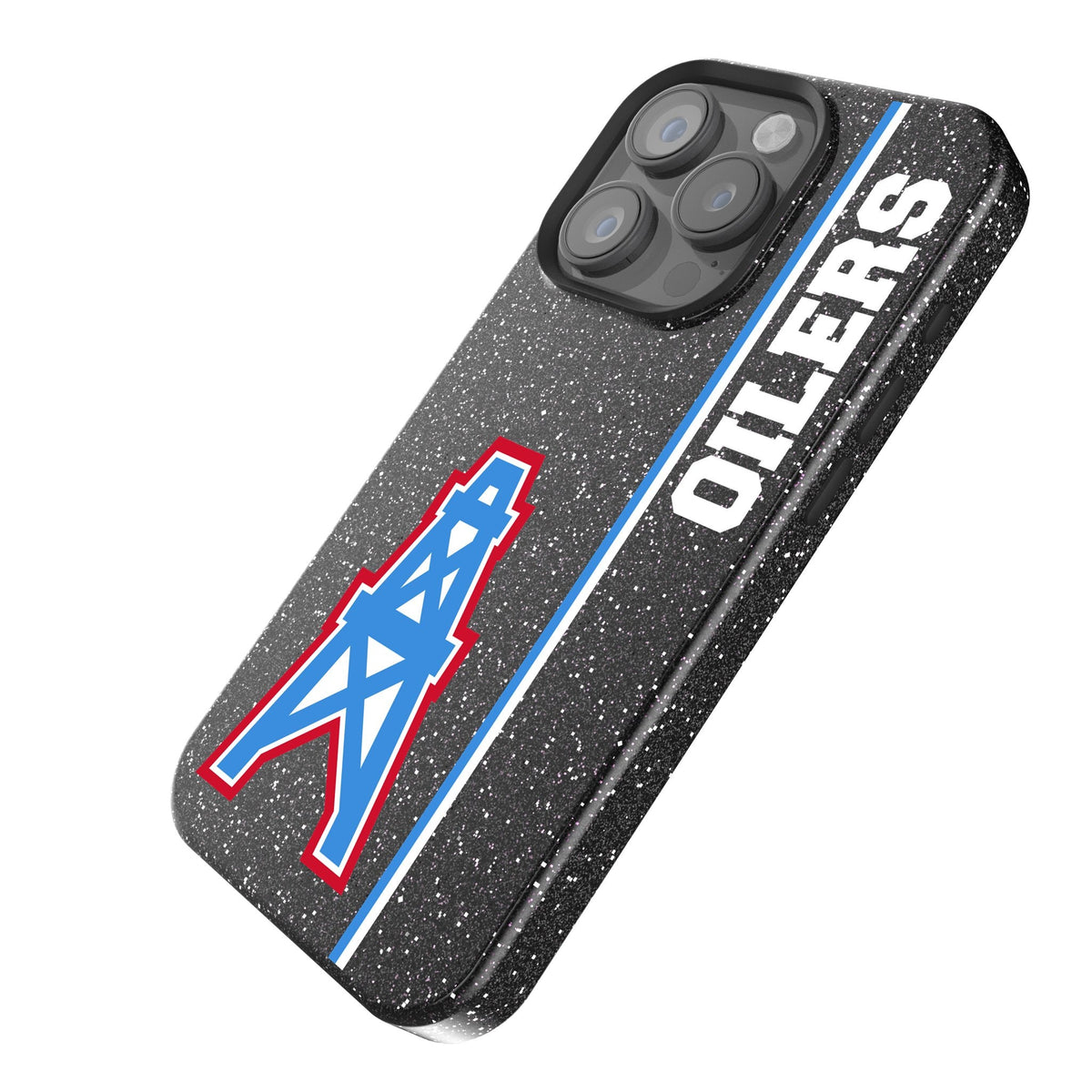 Houston Oilers Historic Collection Sidebar Bling Phone Case 2