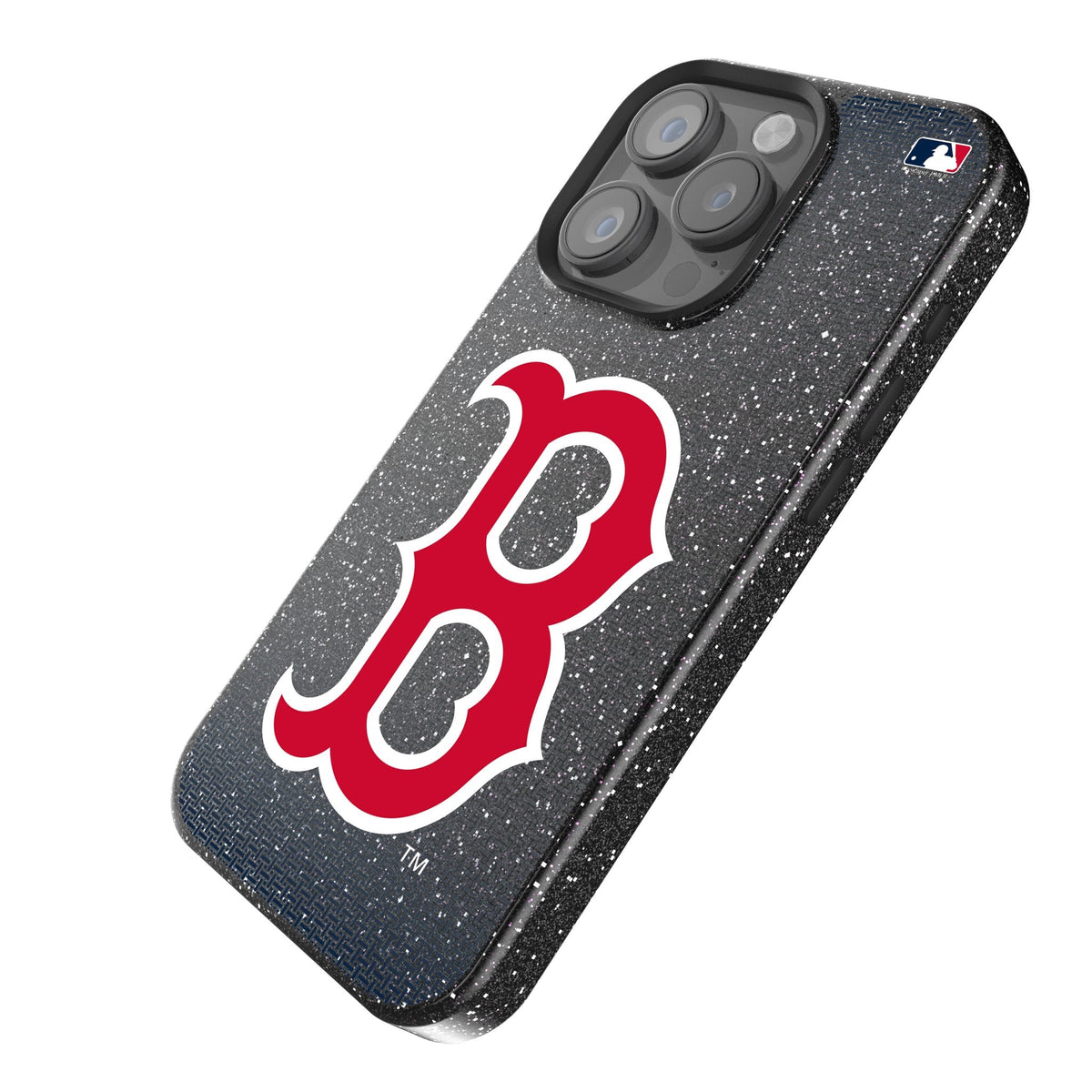 Boston Red Sox Linen Bling Phone Case for Apple iPhone
