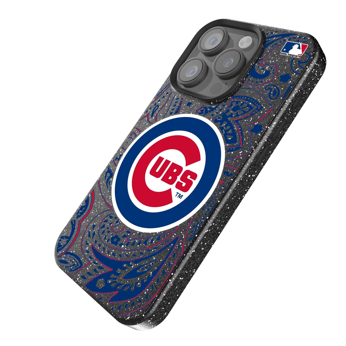 Chicago Cubs Paisley Bling Phone Case 2