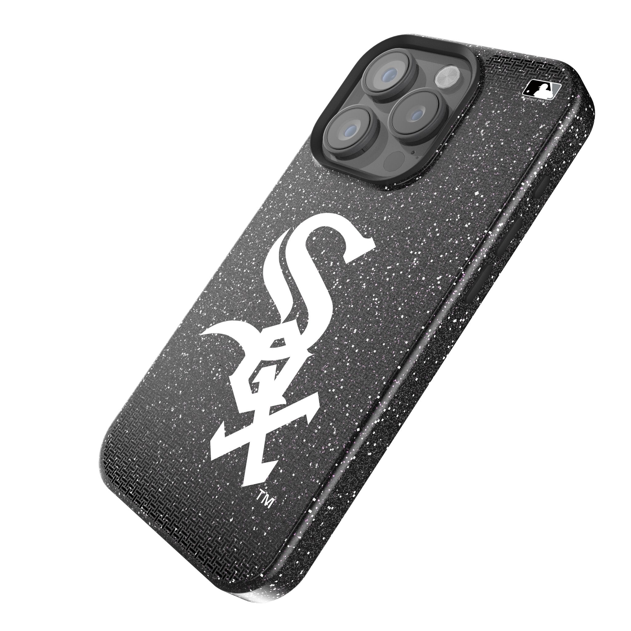 Chicago White Sox Linen Bling Phone Case for Apple iPhone 2