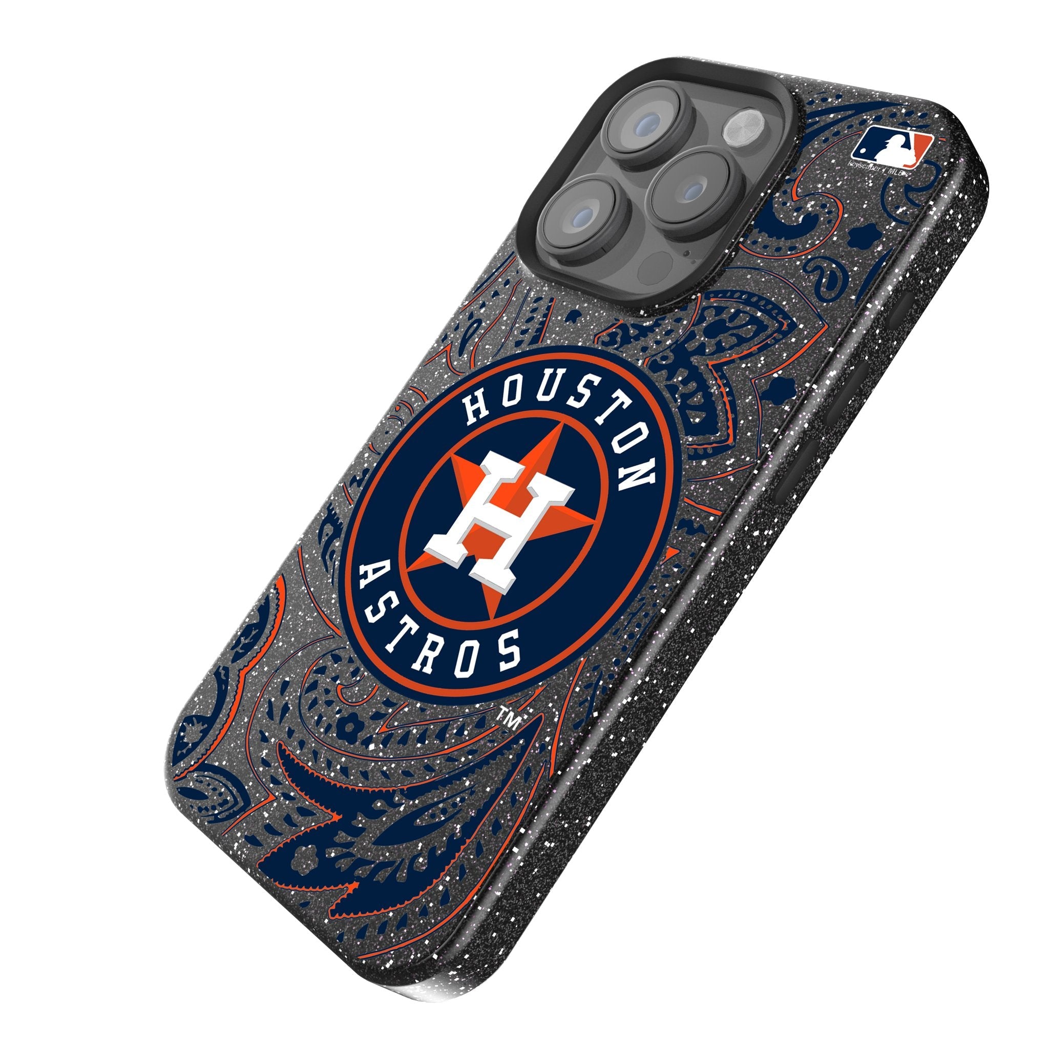 Houston Astros Paisley Bling Phone Case 2