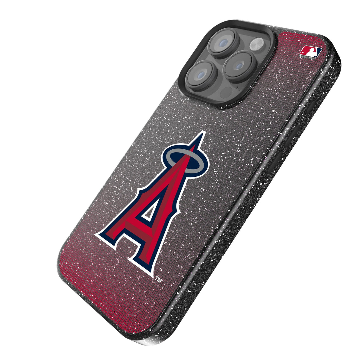 Los Angeles Angels Linen Bling Phone Case for Apple iPhone