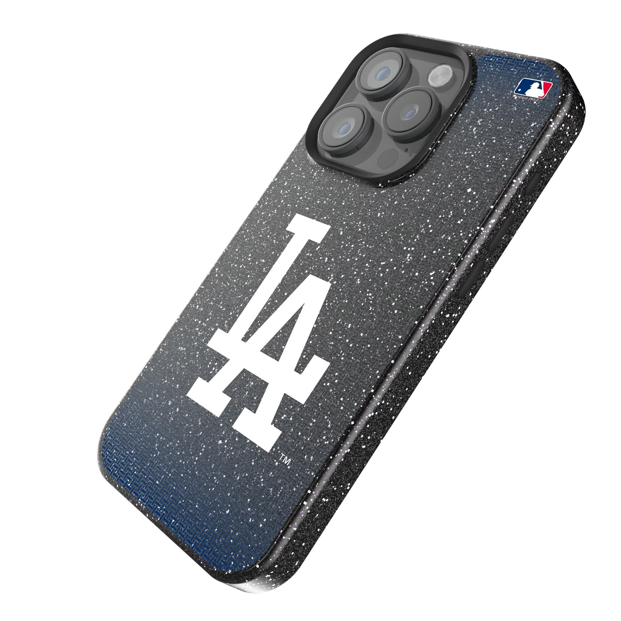 LA Dodgers Linen Bling Phone Case for Apple iPhone 2