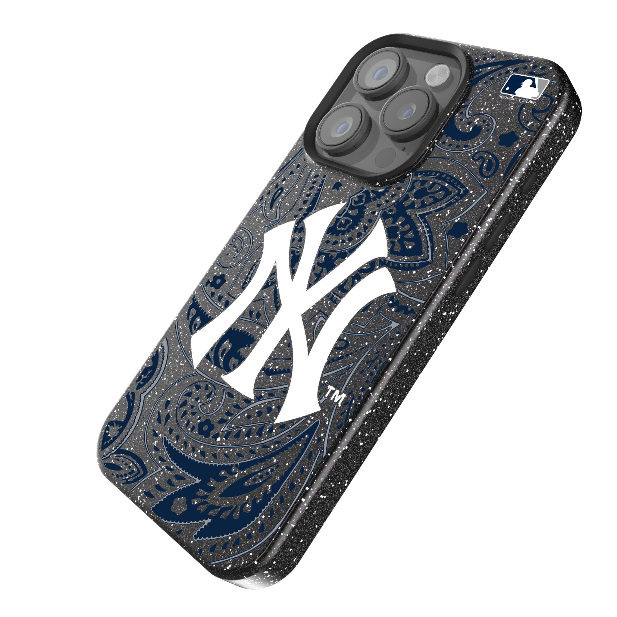 New York Yankees Paisley Bling Phone Case 2
