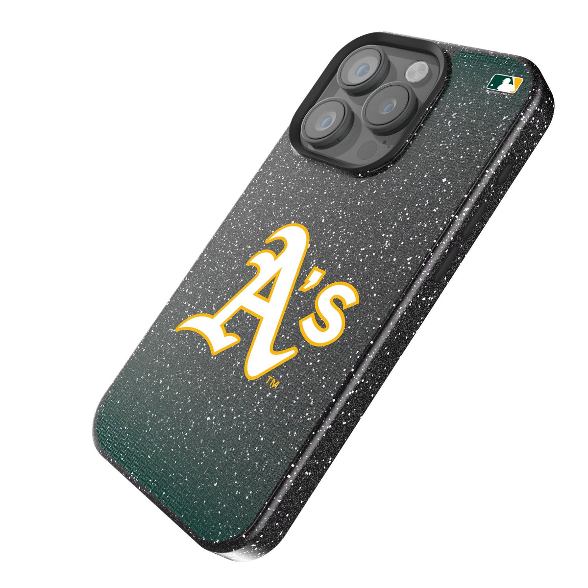 Oakland Athletics Linen Bling Phone Case for Apple iPhone 2