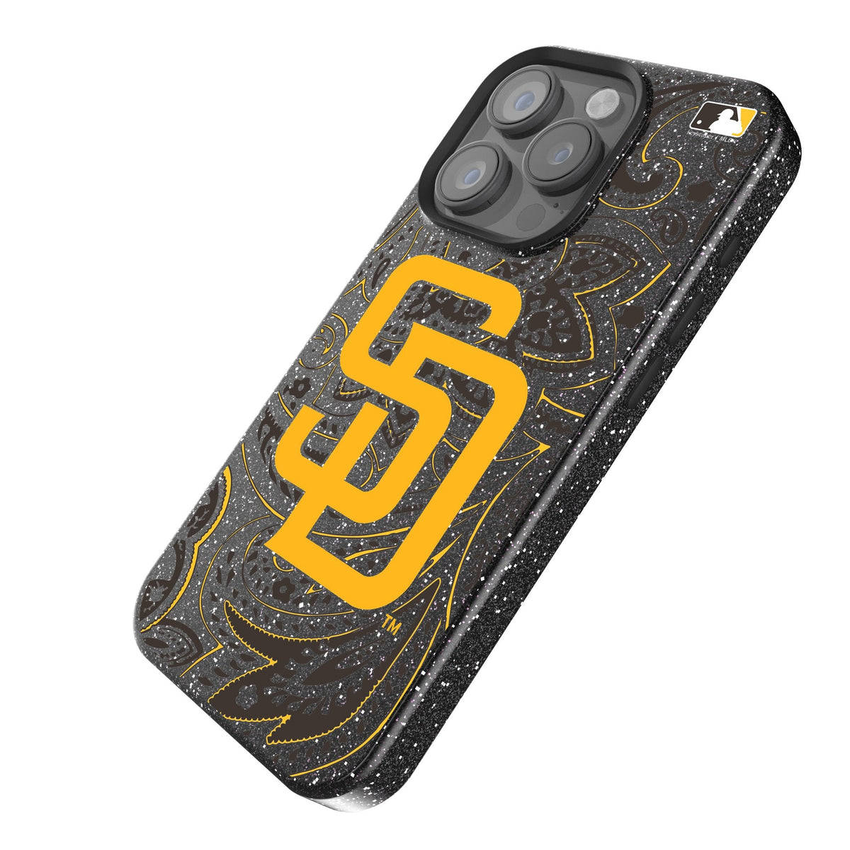 San Diego Padres Paisley Bling Phone Case