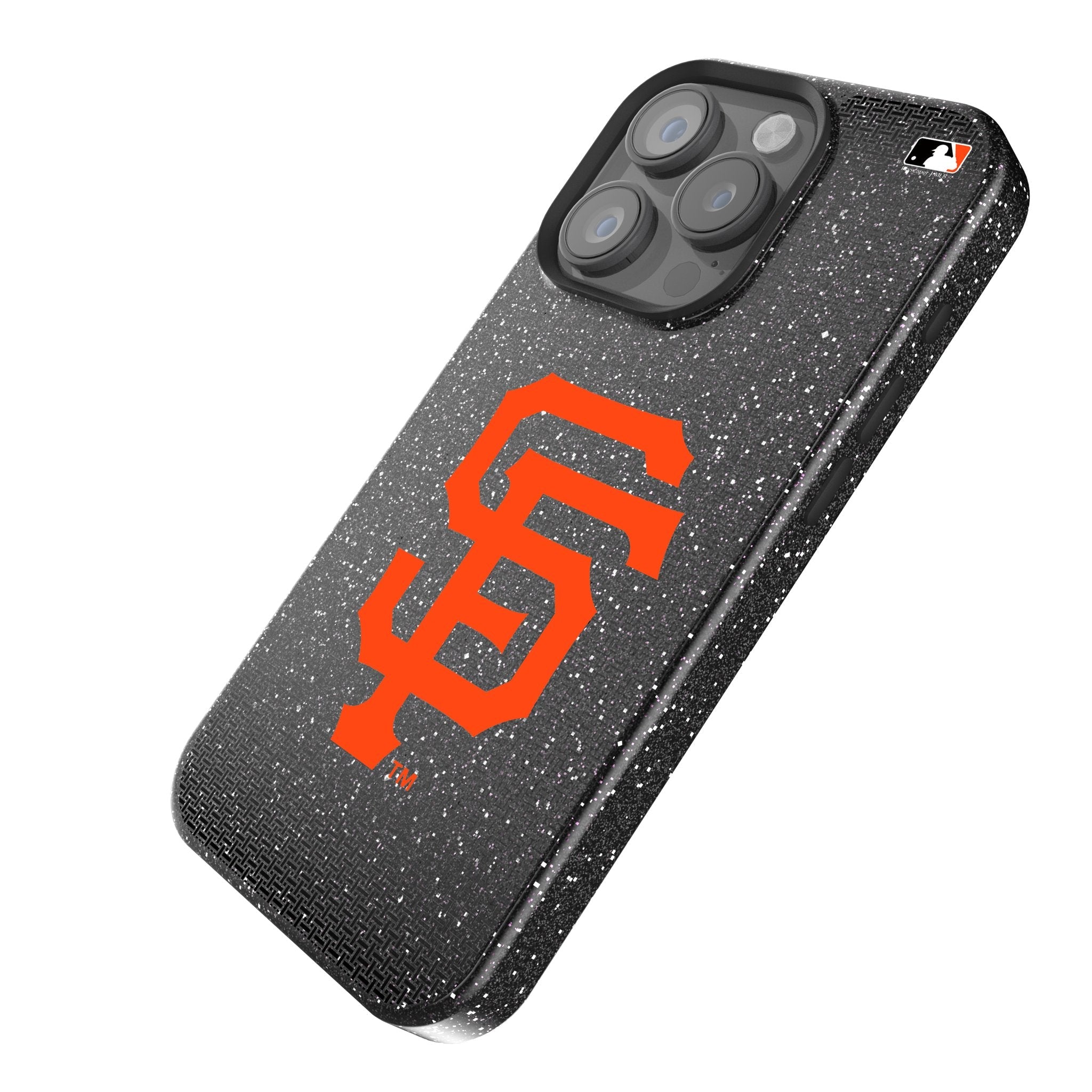 San Francisco Giants Linen Bling Phone Case for Apple iPhone