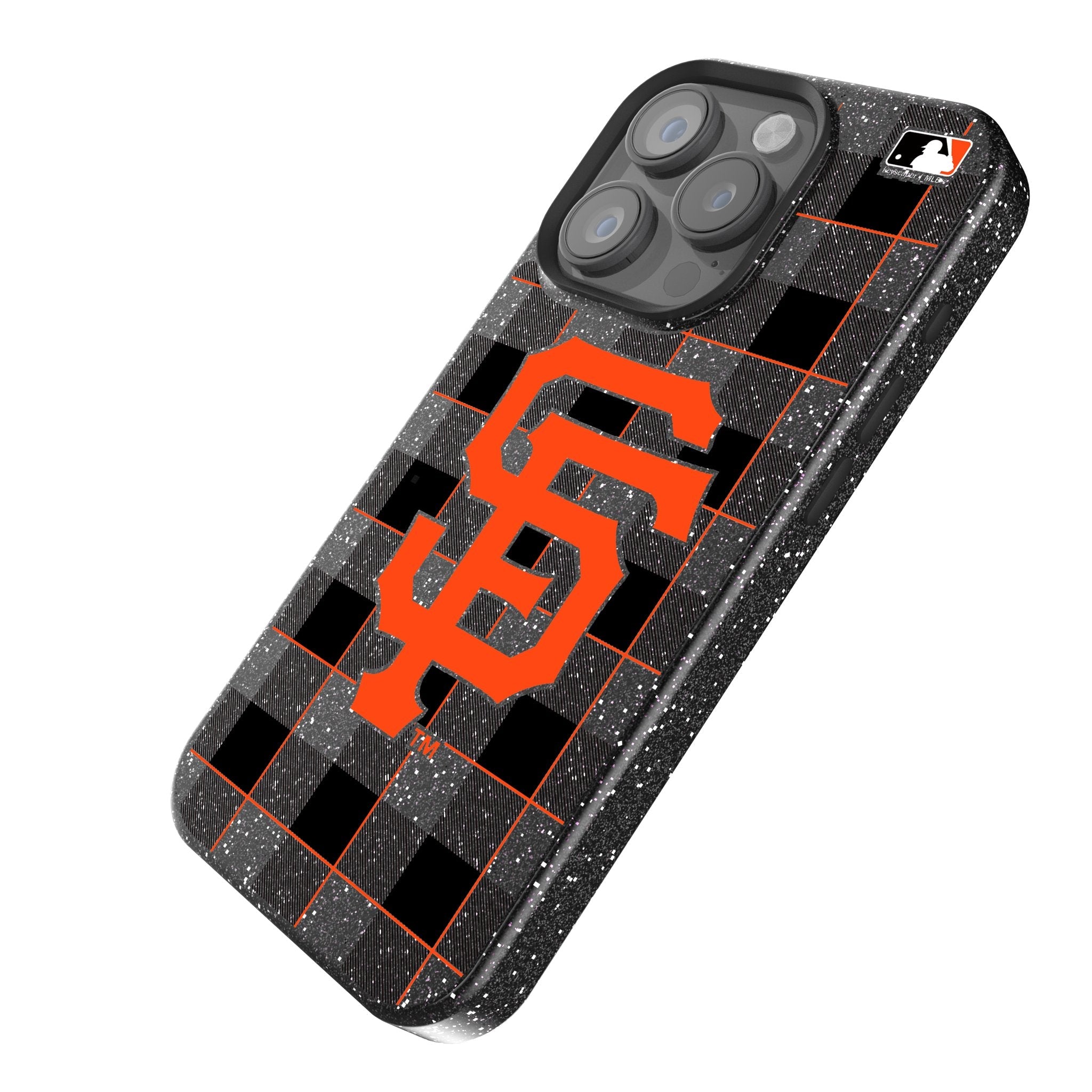 San Francisco Giants Plaid Bling Phone Case