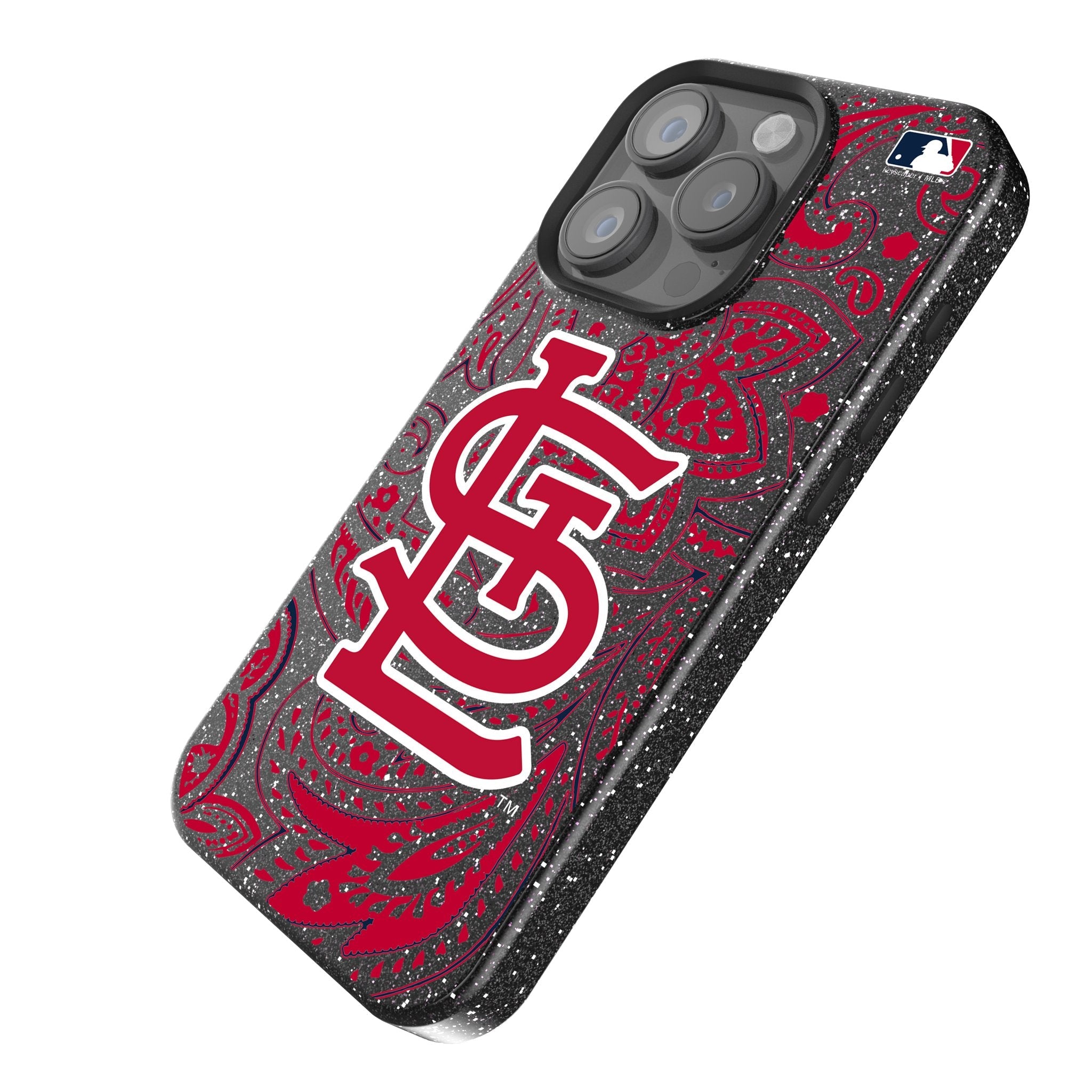 St Louis Cardinals Paisley Bling Phone Case