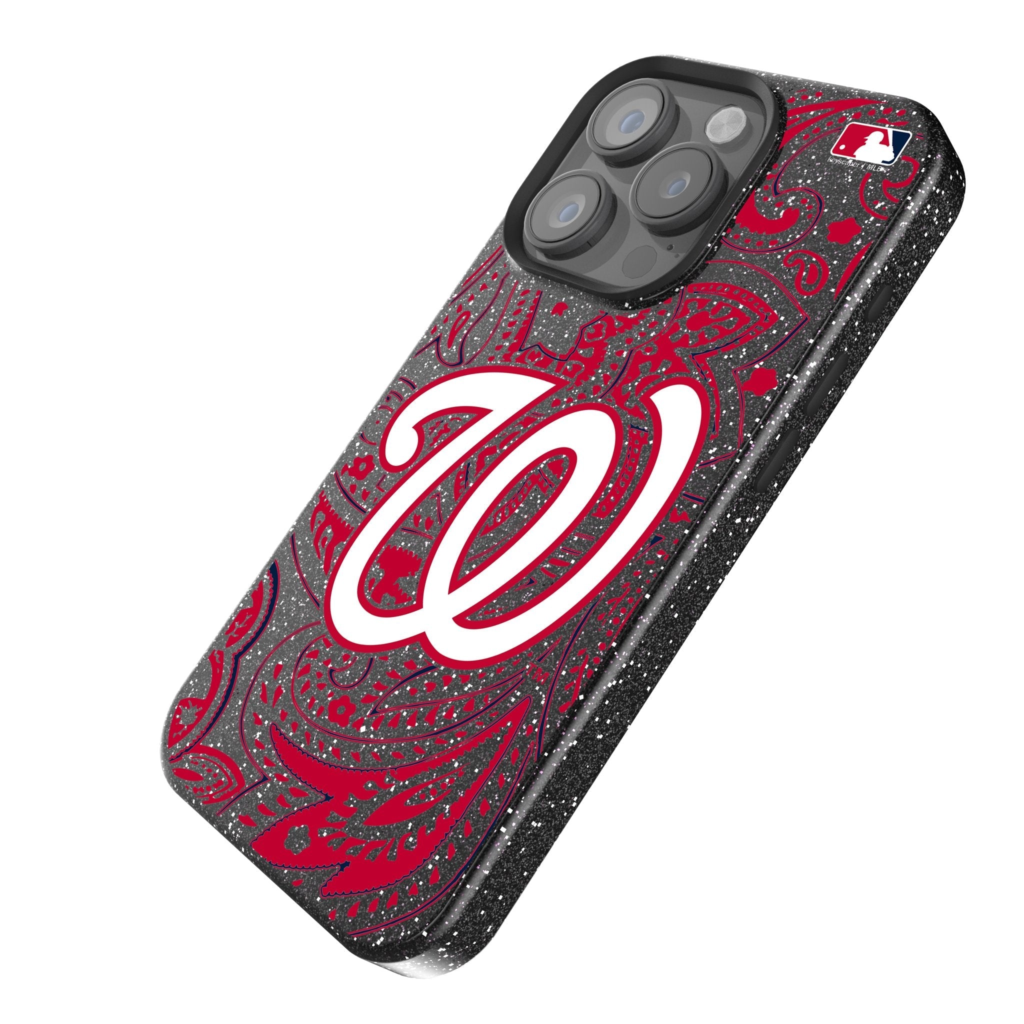 Washington Nationals Paisley Bling Phone Case