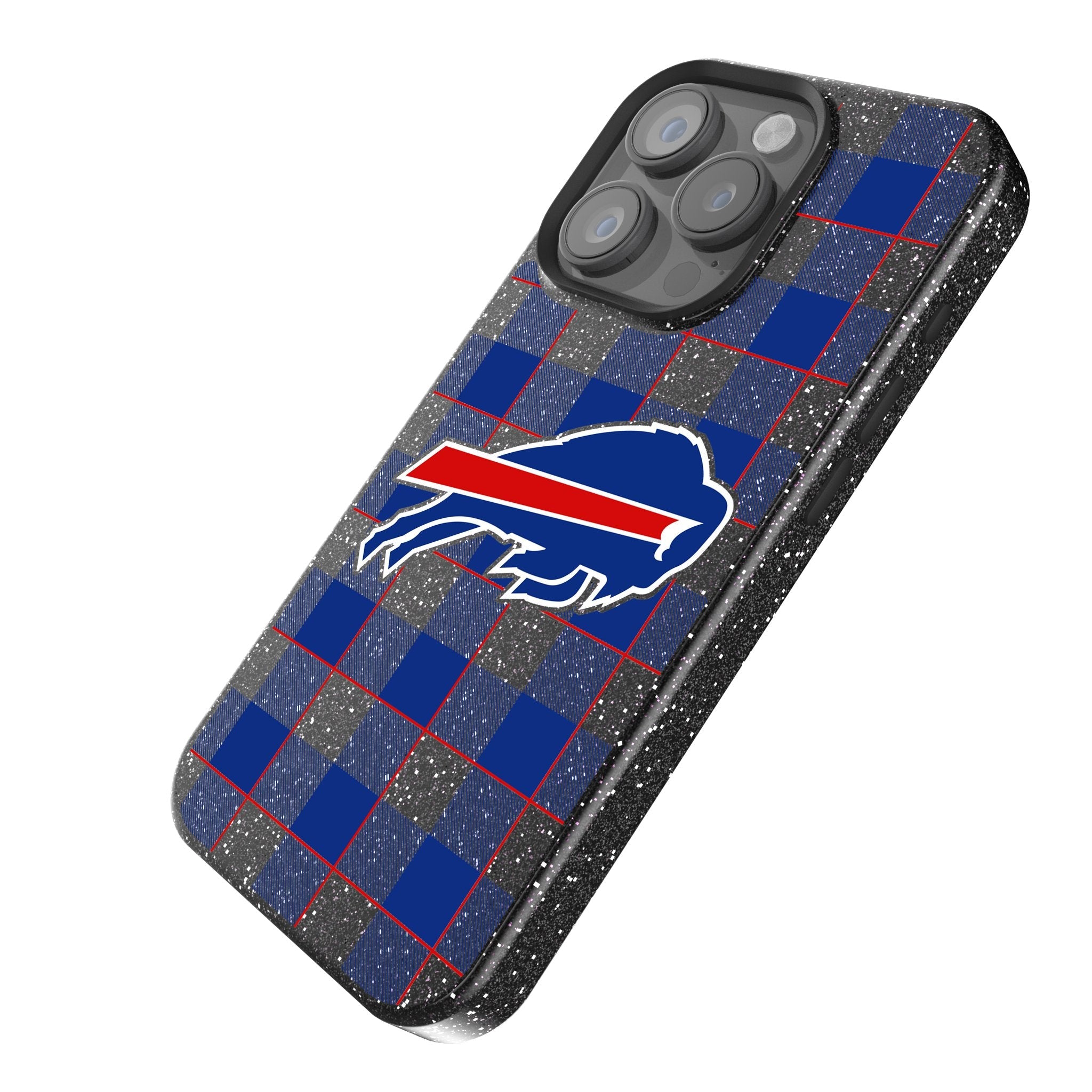 Buffalo Bills Plaid Bling Phone Case 2
