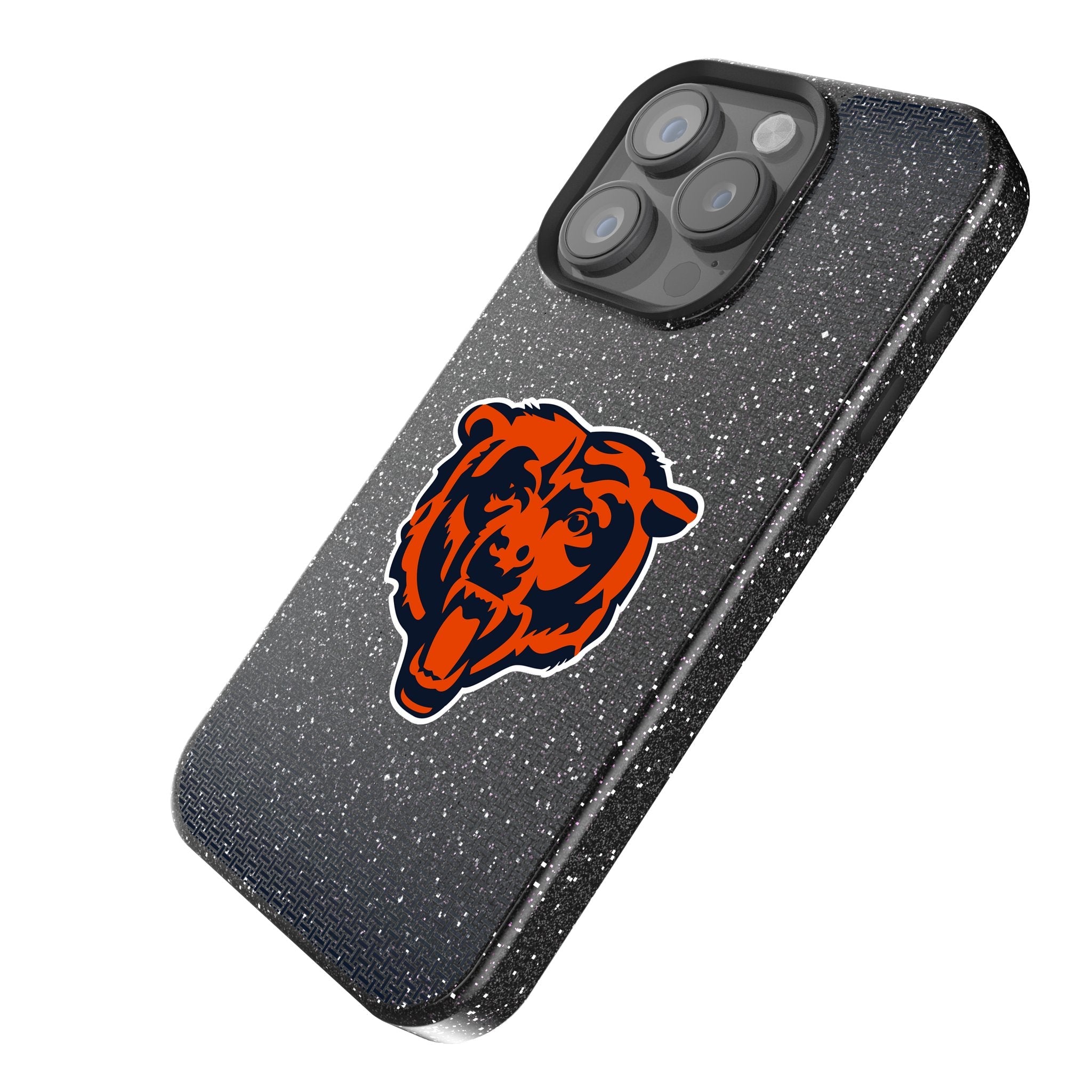 Chicago Bears Linen Bling Phone Case for Apple iPhone 2