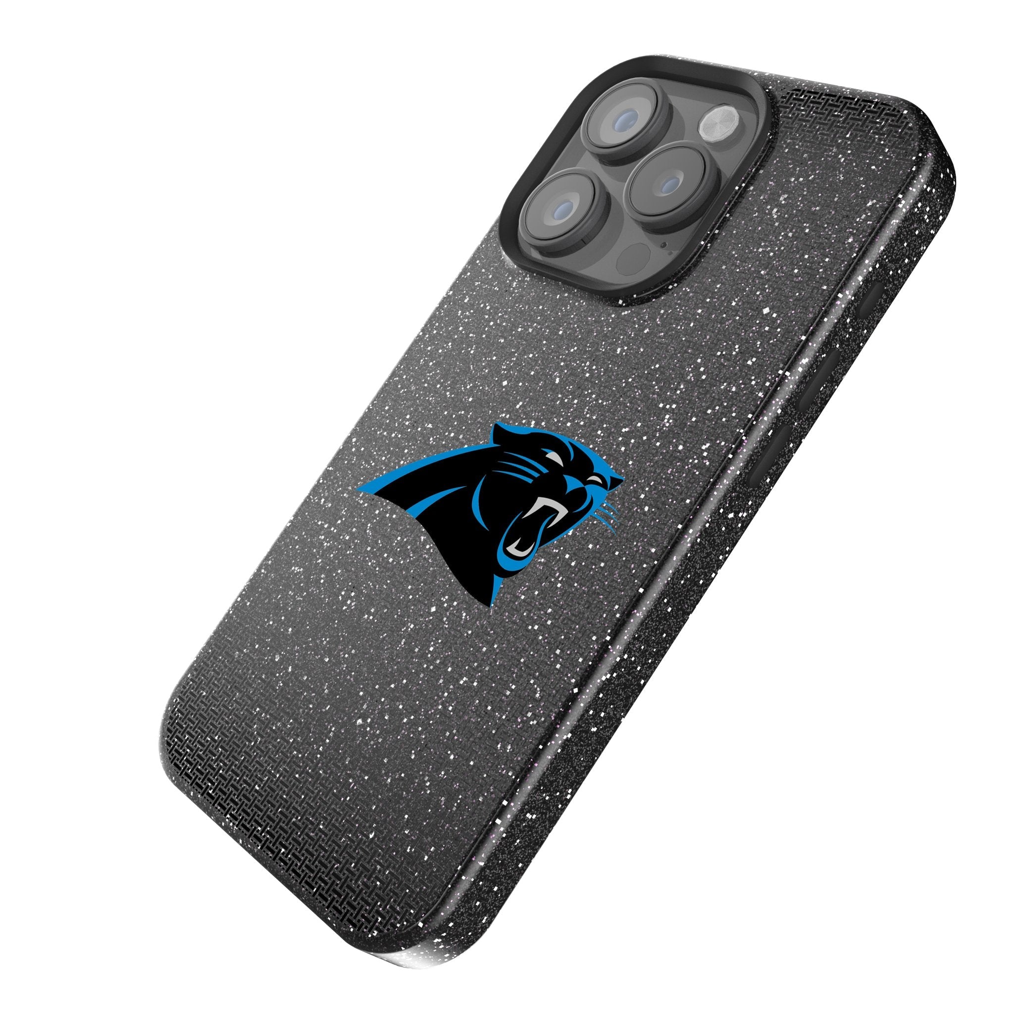 Carolina Panthers Linen Bling Phone Case for Apple iPhone 2
