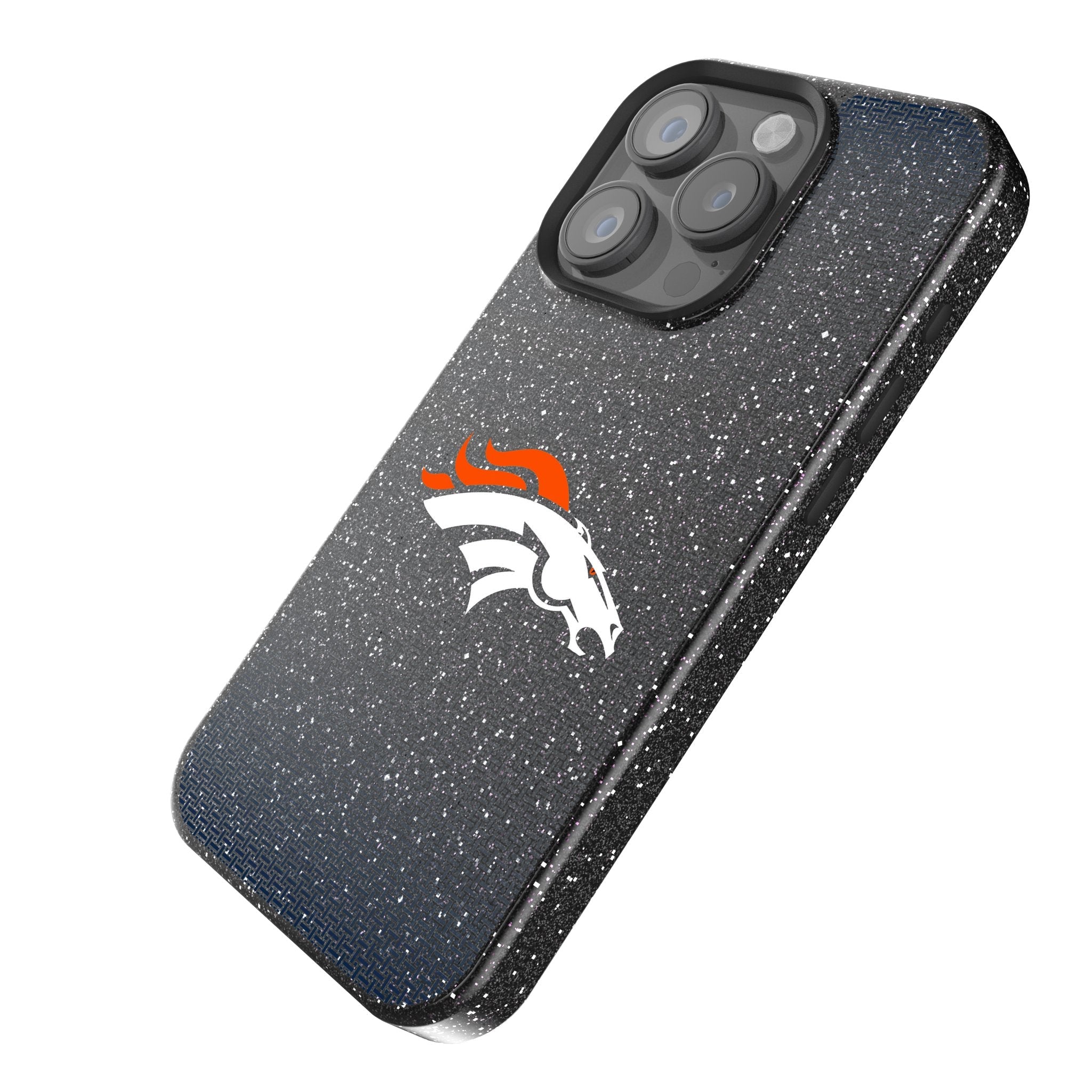 Denver Broncos Linen Bling Phone Case for Apple iPhone 2