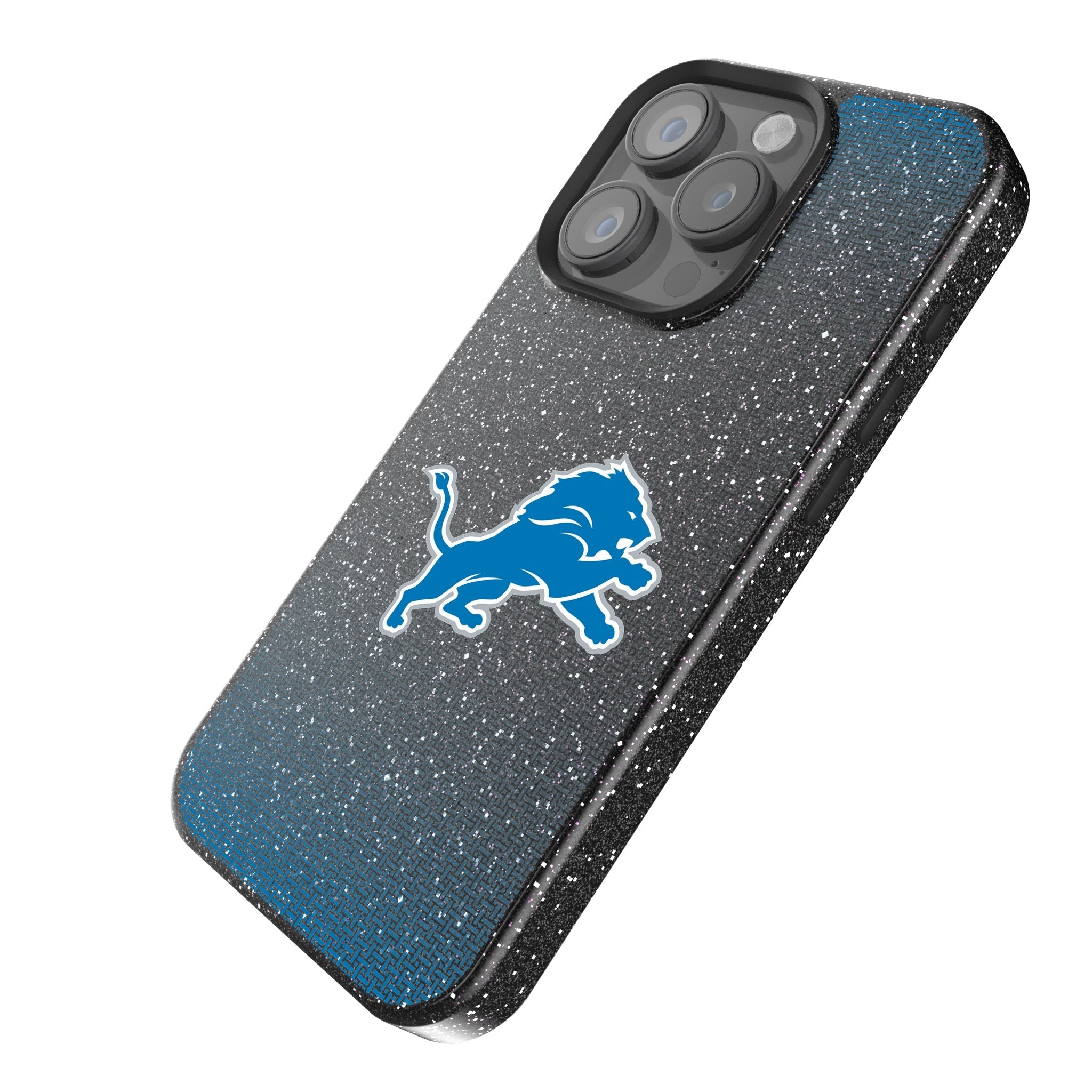 Detroit Lions Linen Bling Phone Case for Apple iPhone 2