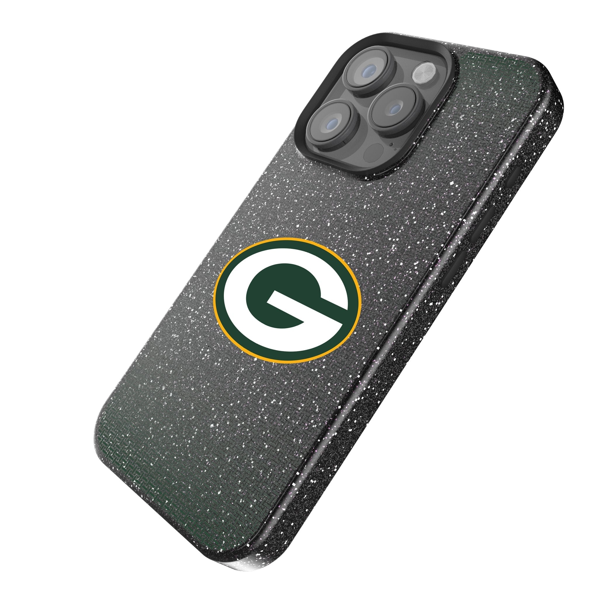 Green Bay Packers Linen Bling Phone Case for Apple iPhone 2
