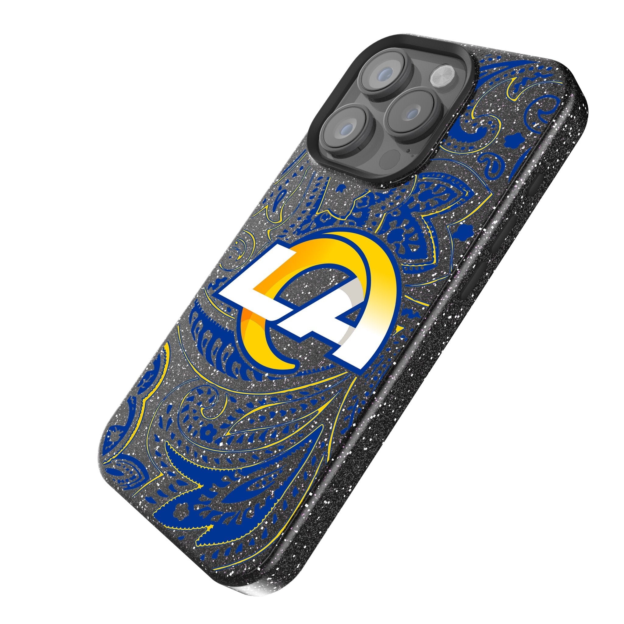 Los Angeles Rams Paisley Bling Phone Case 2