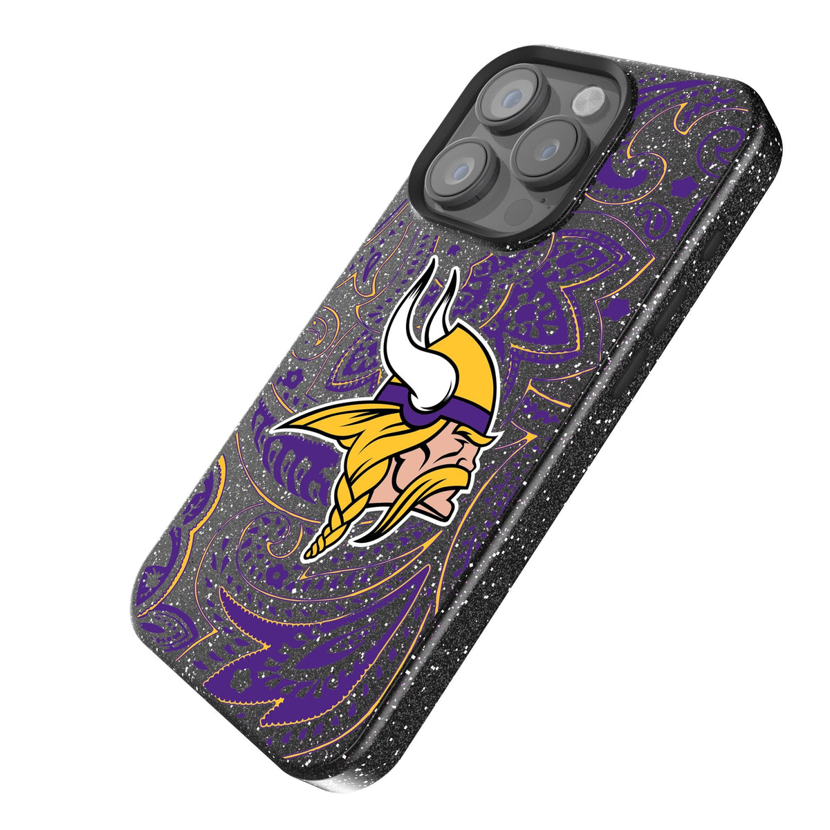 Minnesota Vikings Paisley Bling Phone Case 2