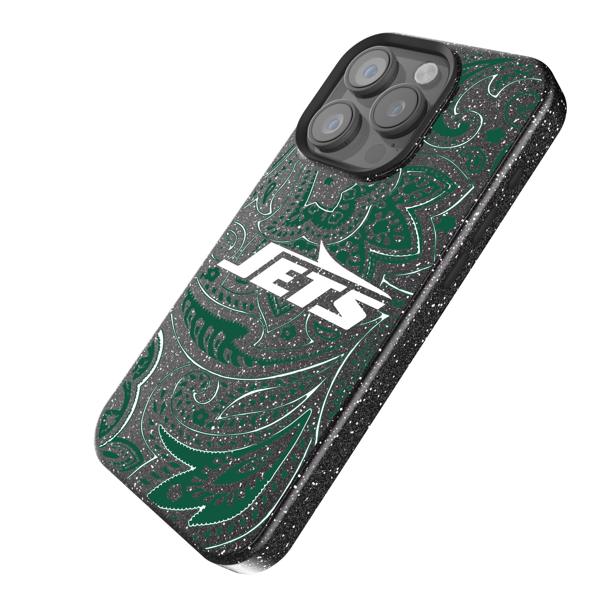 New York Jets Paisley Bling Phone Case 2