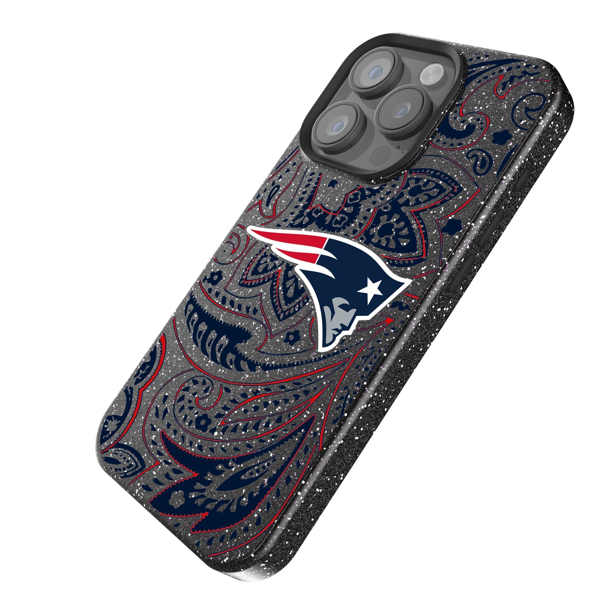 New England Patriots Paisley Bling Phone Case 2