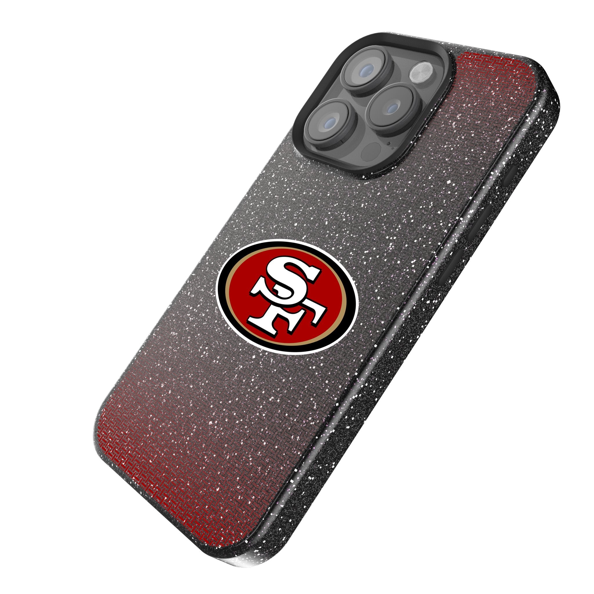 San Francisco 49ers Linen Bling Phone Case for Apple iPhone 2