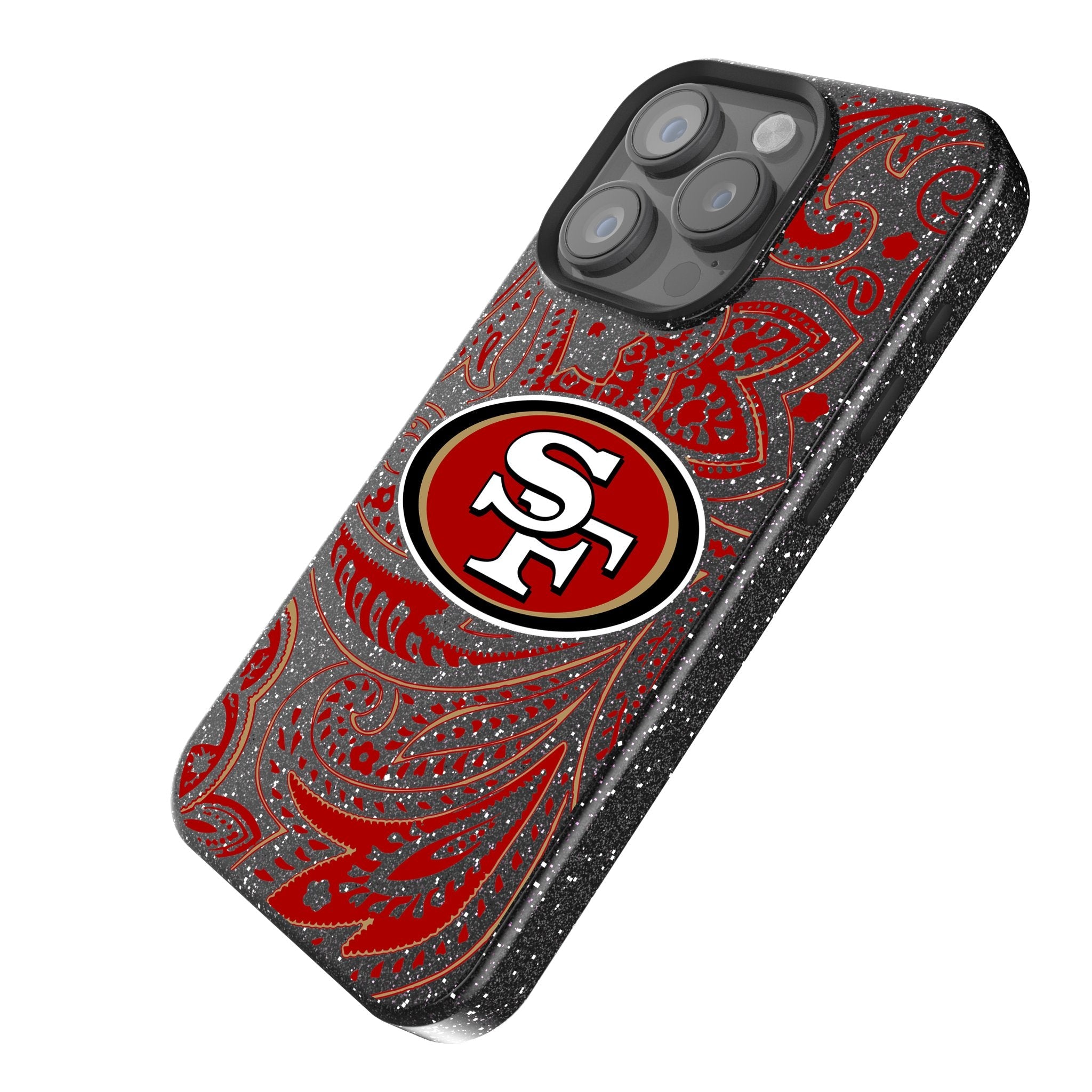 San Francisco 49ers Paisley Bling Phone Case