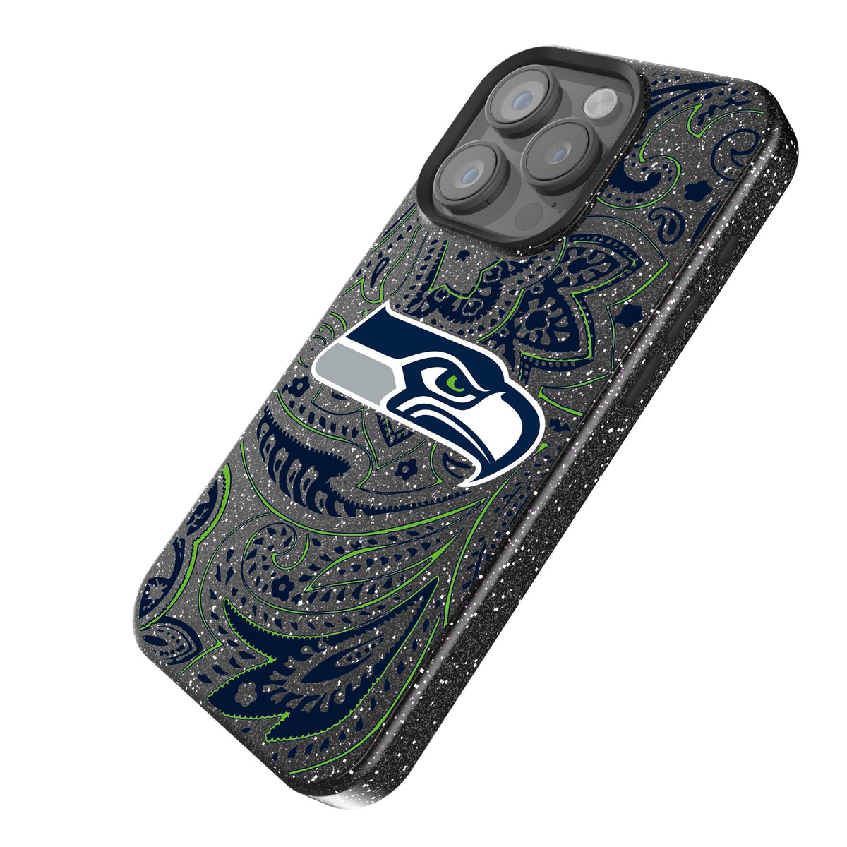 Seattle Seahawks Paisley Bling Phone Case 2