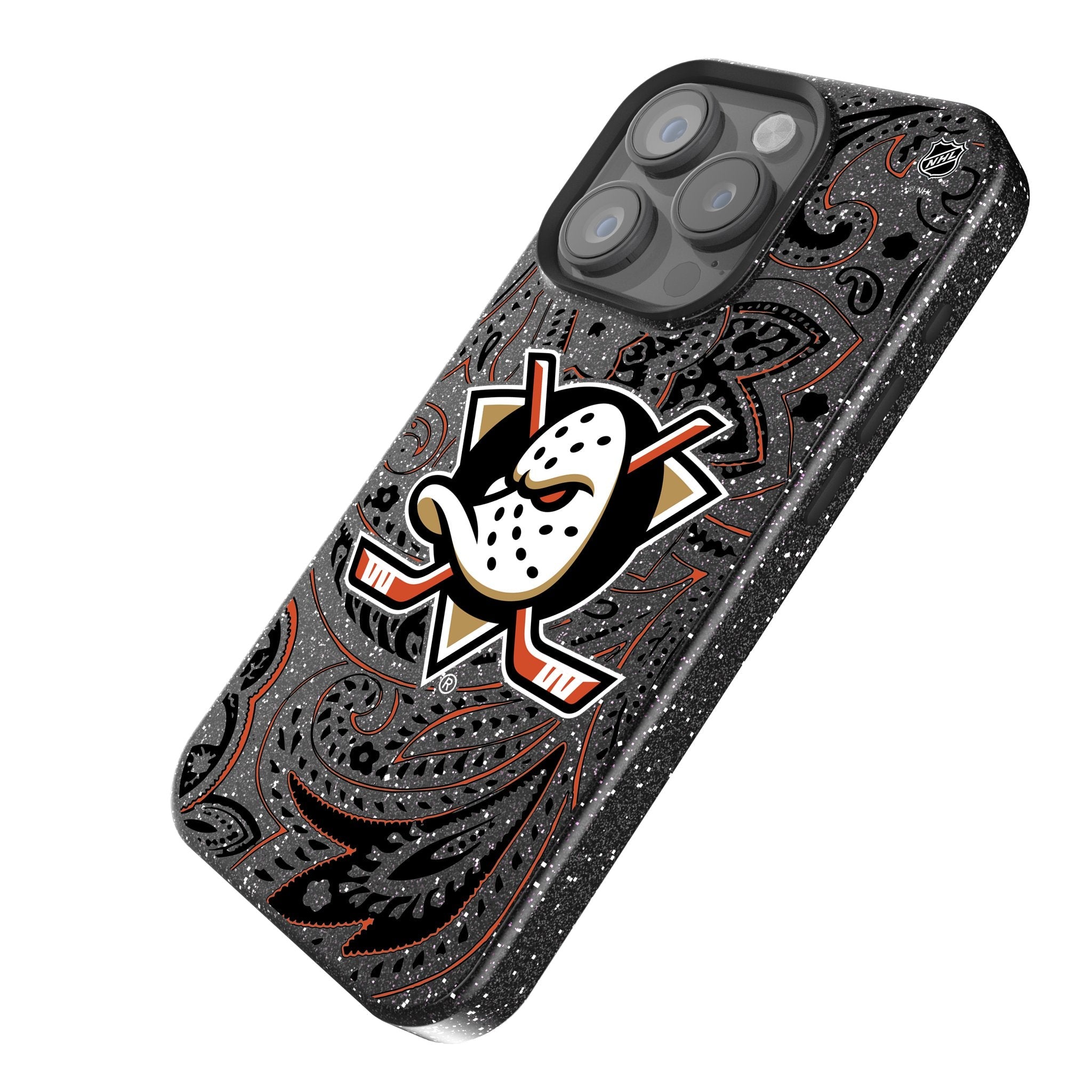 Anaheim Ducks Paisley Bling Phone Case