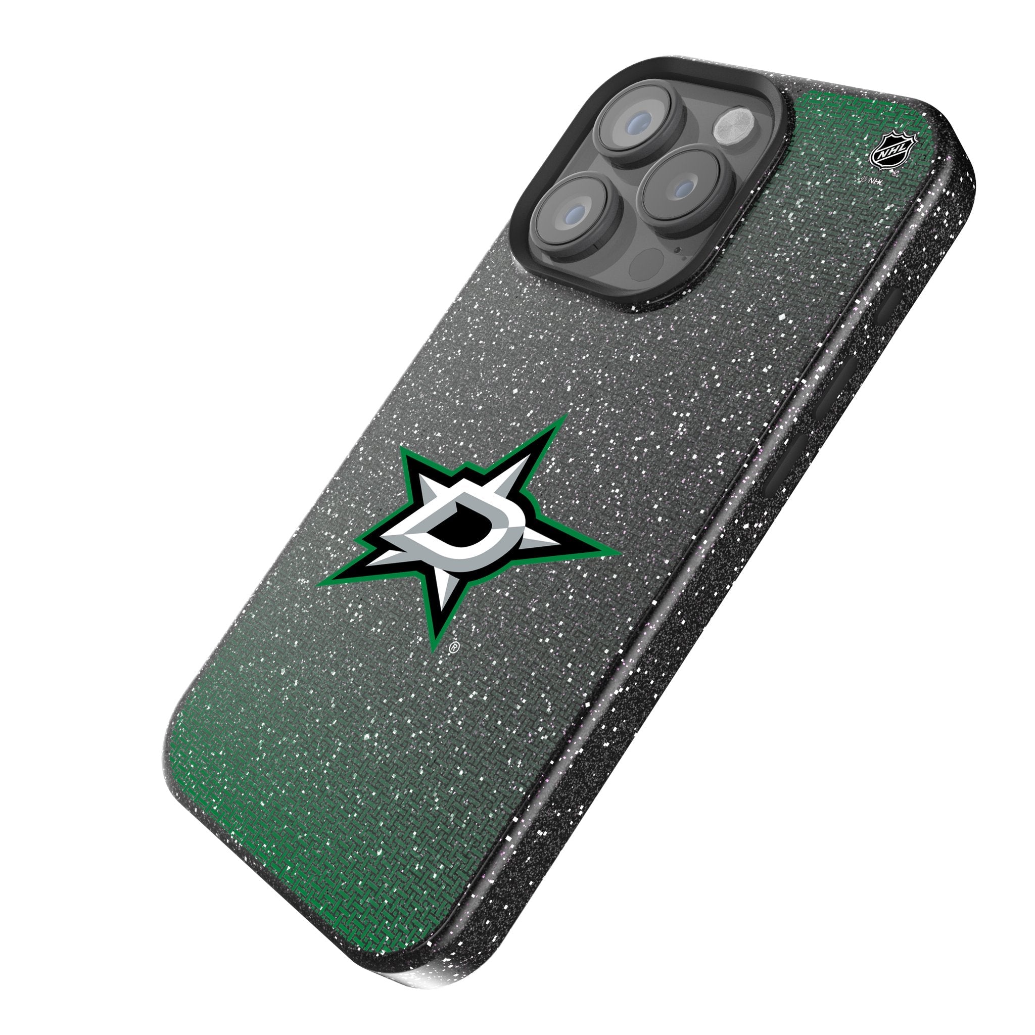 Dallas Stars Linen Bling Phone Case for Apple iPhone
